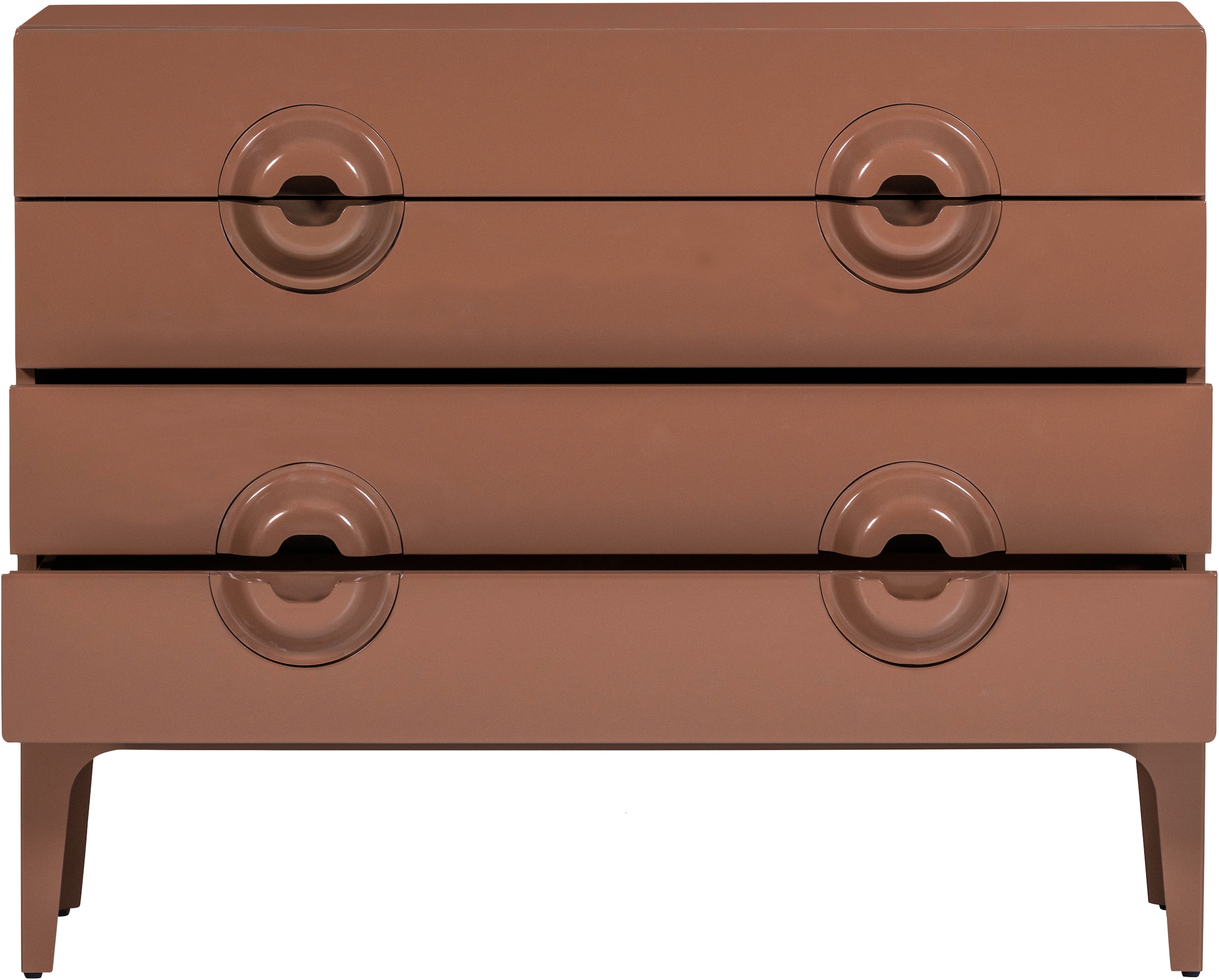 WOOOD Buffet »Merge mit Eukalyptusholz und Dämpfung Funktion B 110 x T 44 x H 89 cm« Capacité de charge 150 kg, livré entièrement monté, veinage visible