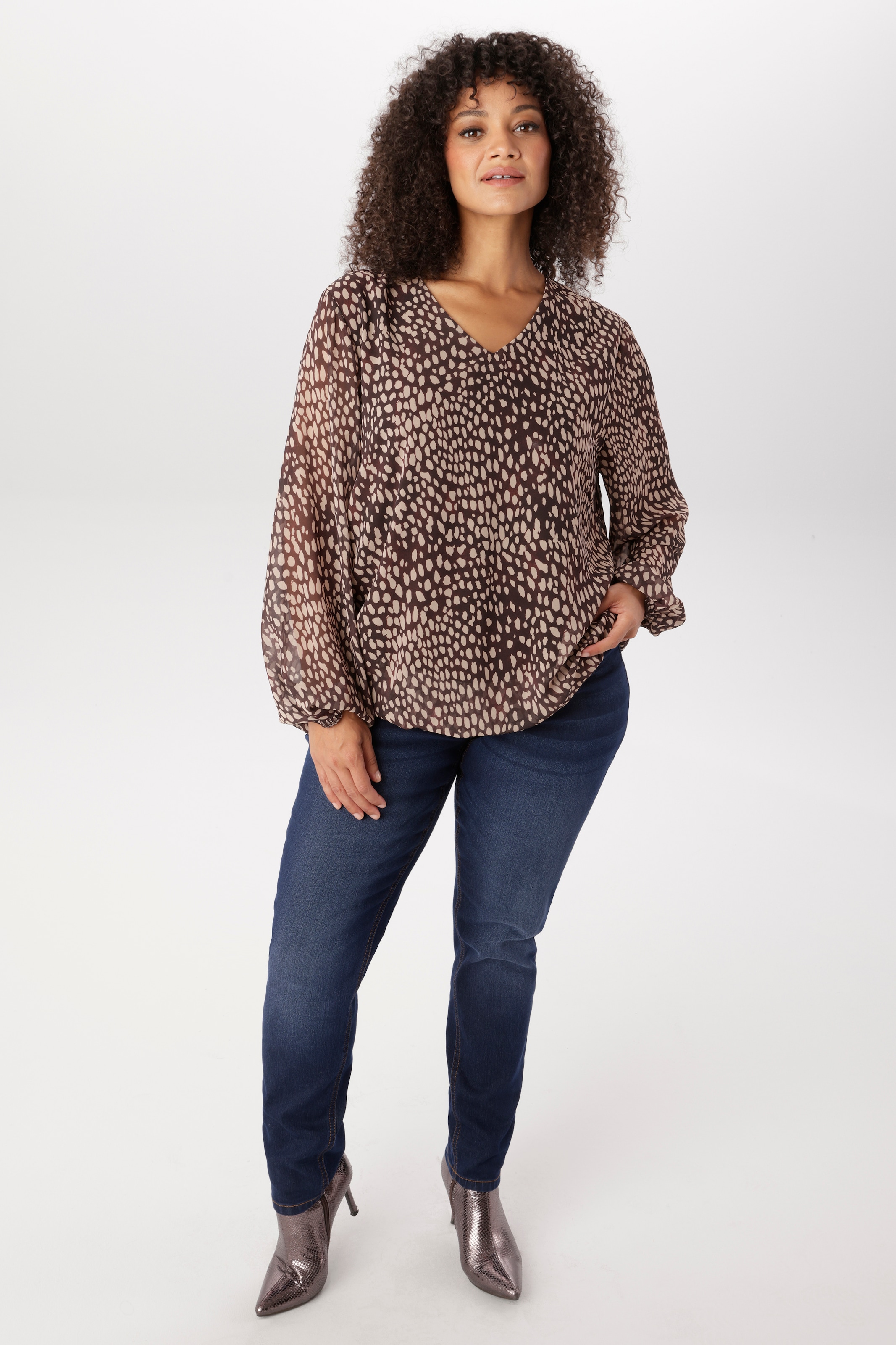 Image of Aniston PLUS Gerade Jeans im 5-Pocket-Style - NEUE KOLLEKTION