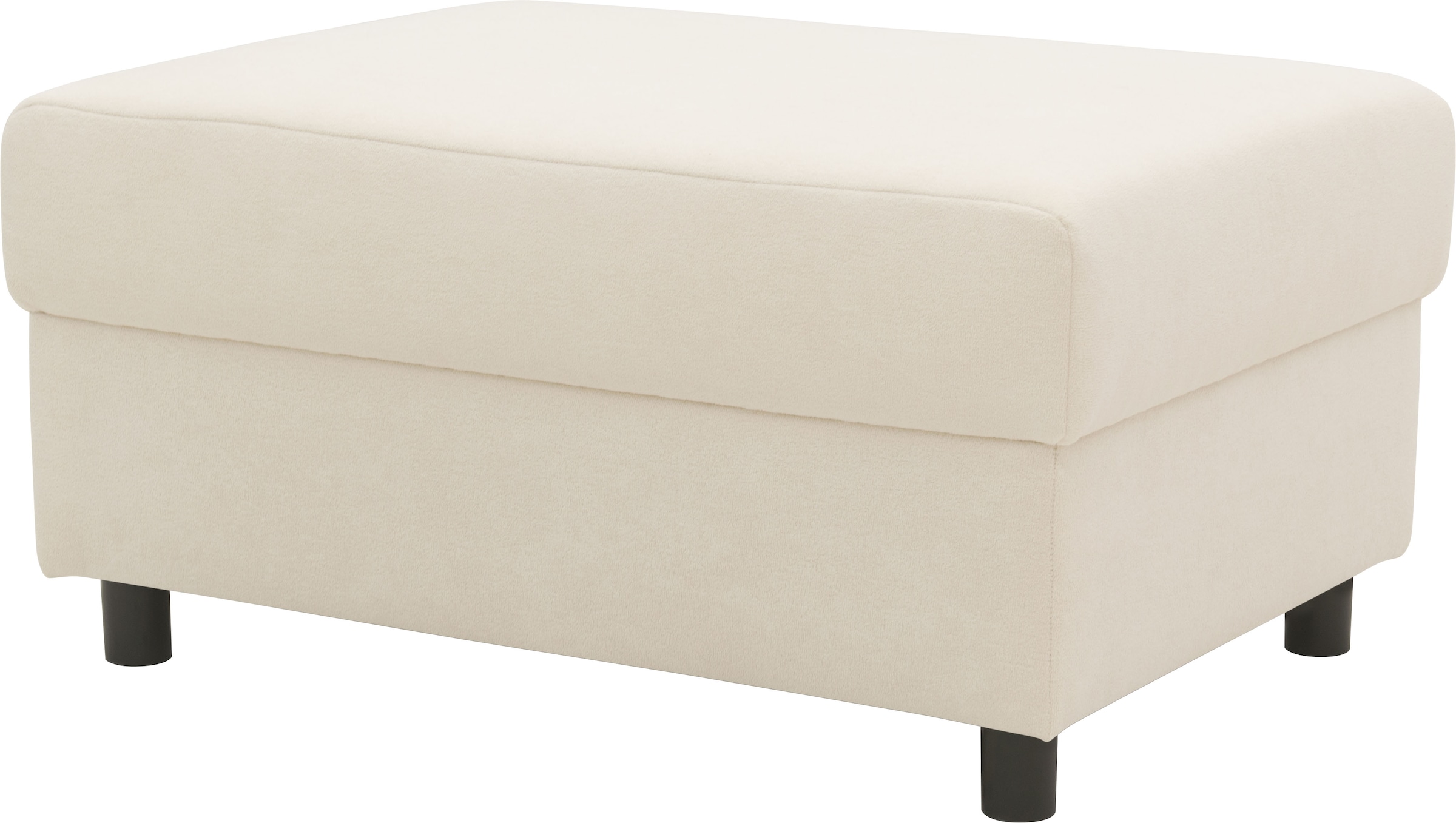 Image of DOMO collection Polsterhocker "Turah 2 in Cord oder Luxus-Microfaser" moderner Polsterhocker, passend zum Ecksofa, B/T/H: 83/60/44 cm