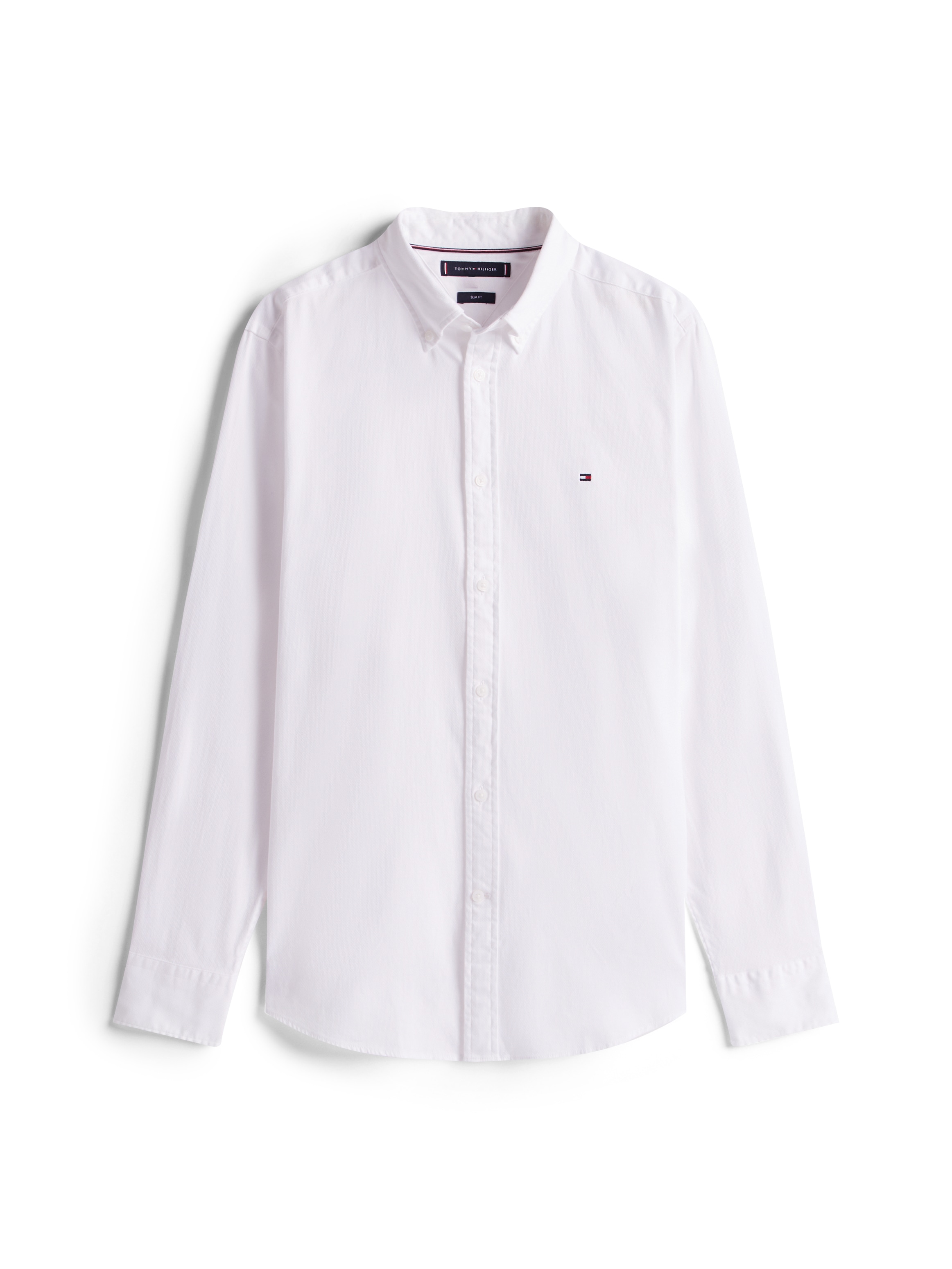 Tommy Hilfiger Langarmhemd »DOBBY«, Slim Fit, Button-down-Kragen