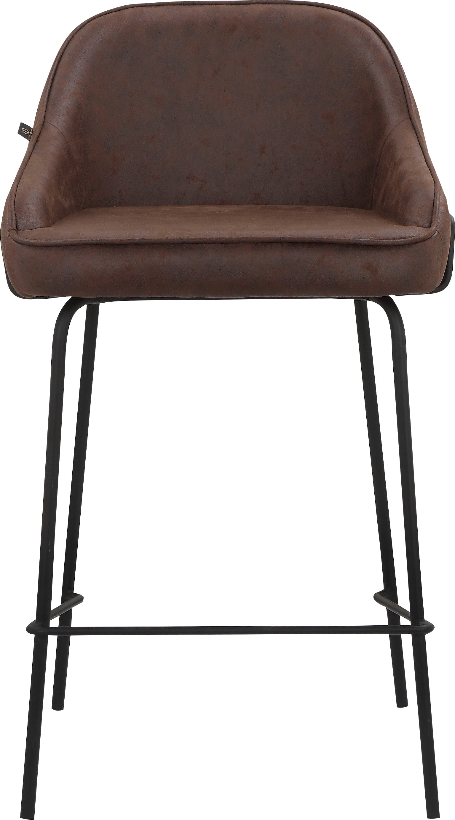 Leonique 4-Fussstuhl »Puant« () 2 Stk. Luxus-Microfaser mit Stoff aus Polyester/recyceltem Polyester, Sitzhöhe 65 cm