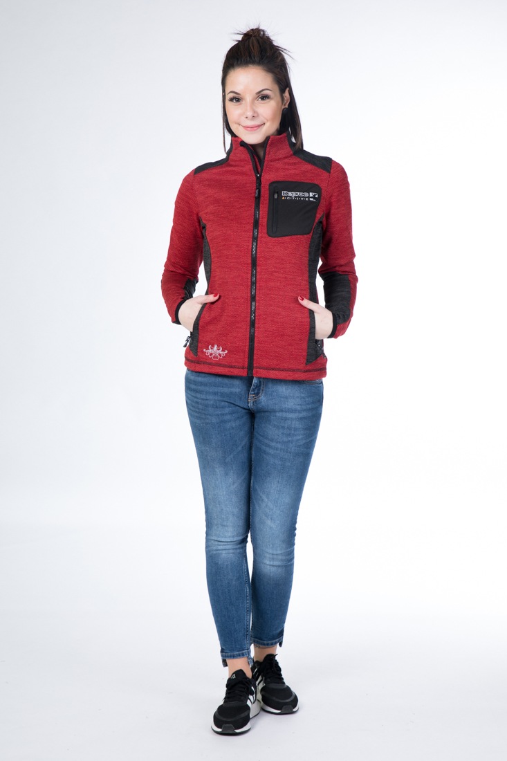 Image of DEPROC Active Strickfleecejacke »WHITECOURT Waffelfleece WOMEN«, auch in Grossen Grössen erhältlich bei Ackermann Versand Schweiz