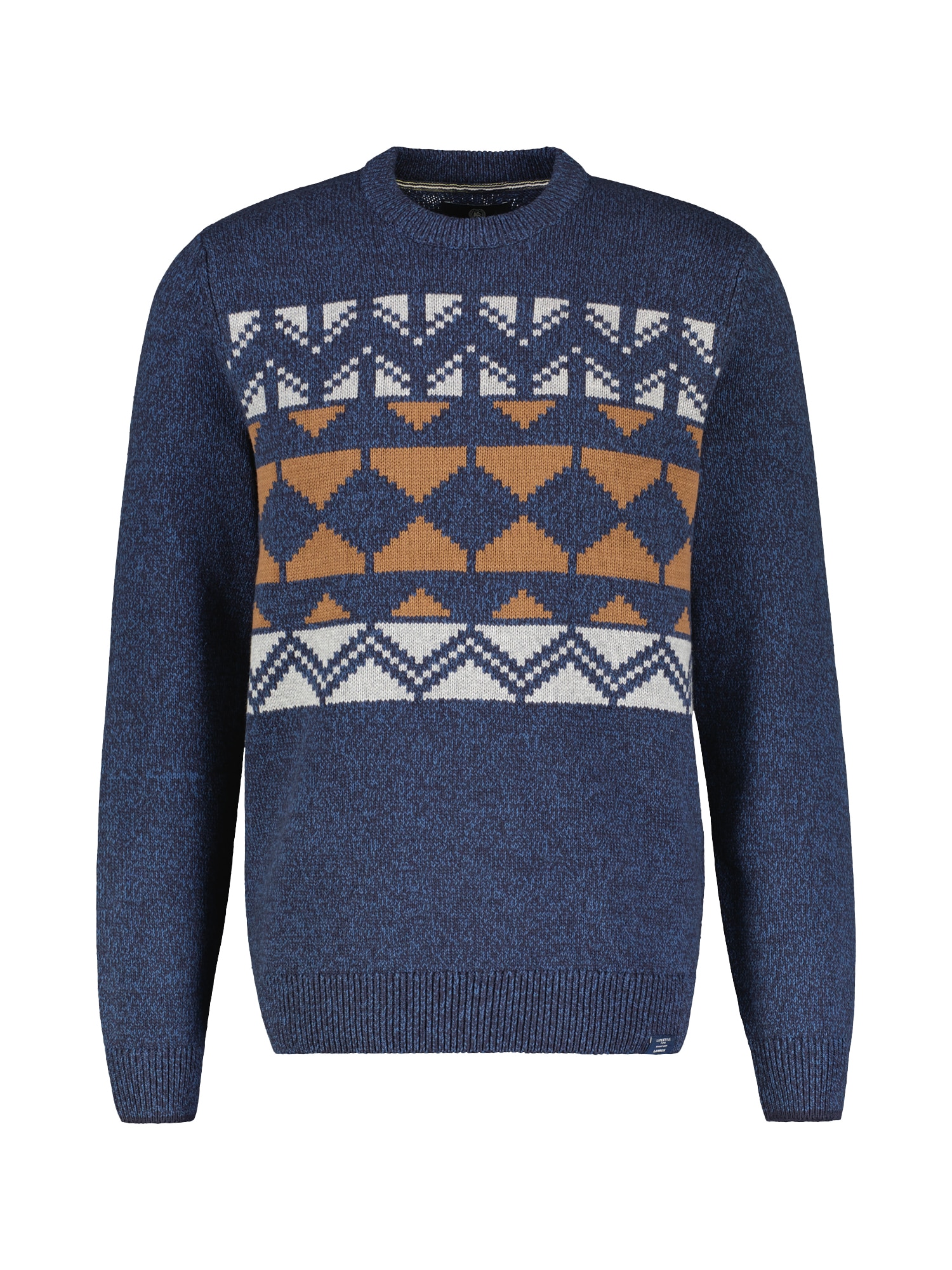 Image of LERROS Strickpullover "Jacquard Strickpullover für Herren"