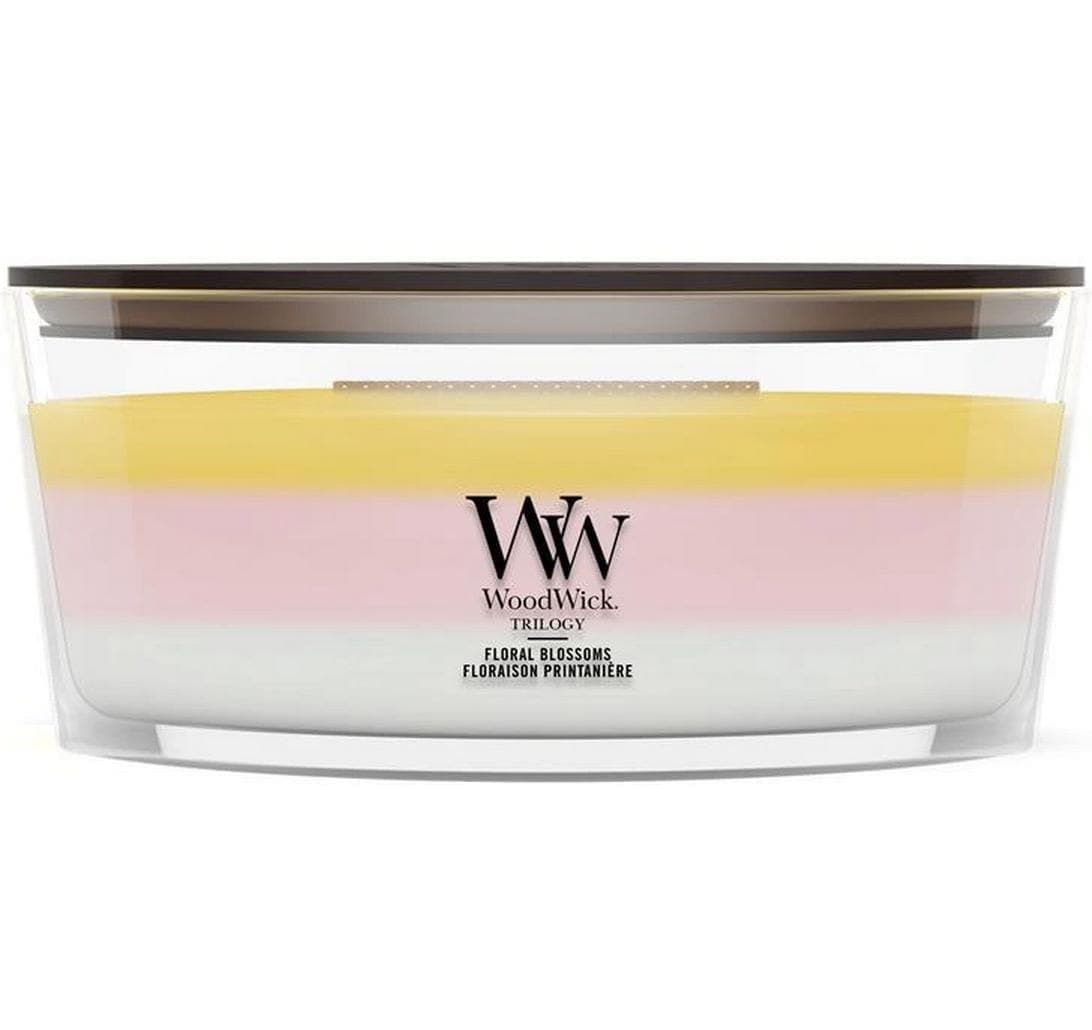 Woodwick Duftkerze »Floral Blossoms Trilogy Ellipse«