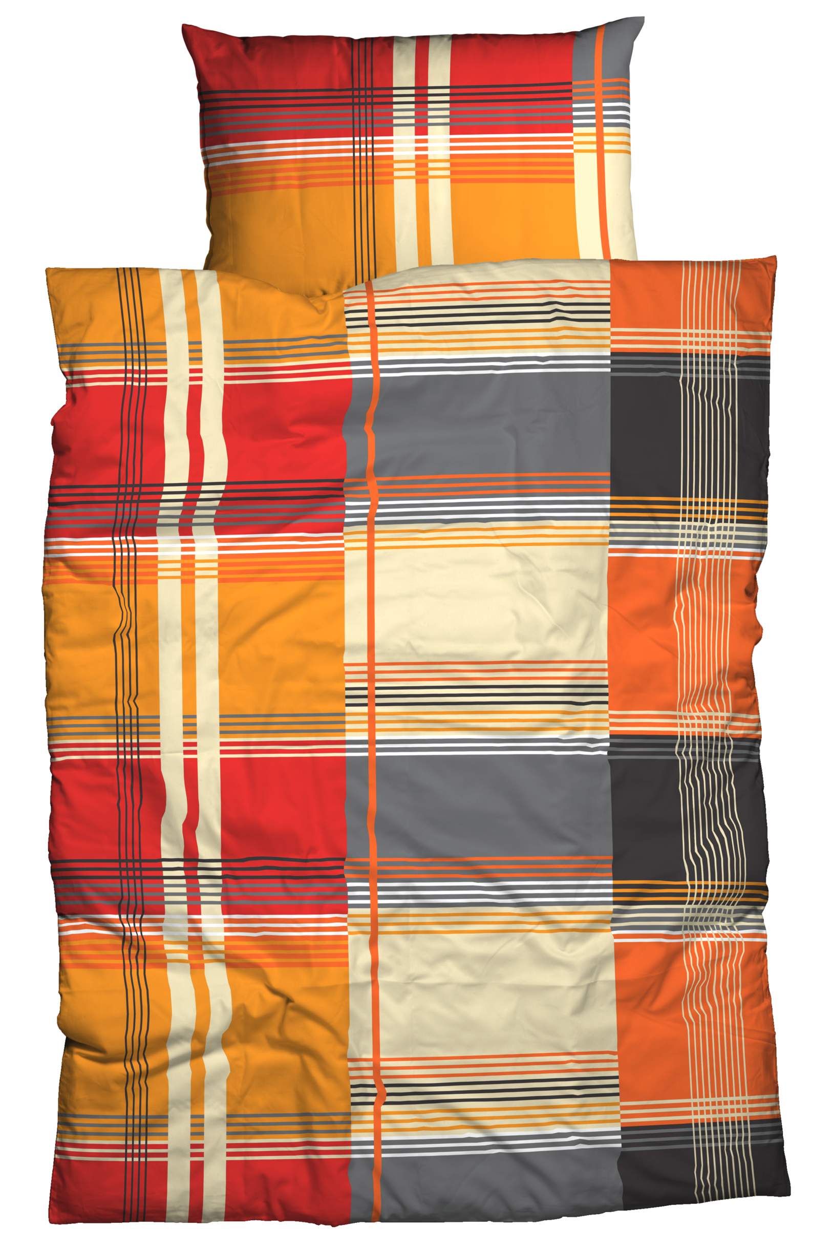 Nobilium Bettbezug »Patch, 100 % Baumwoll-Flanell«, (1 St.)