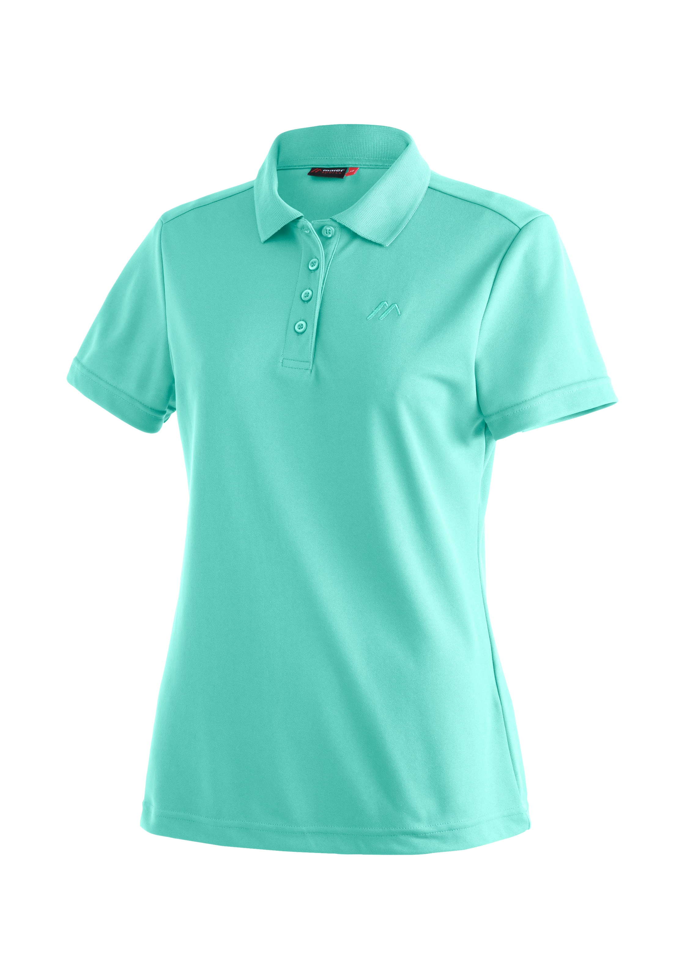 Maier Sports Polo »Ulrike« Polo manches courtes femme, t-shirt léger, t-shirt fonctionnel avec col, coupe régulière