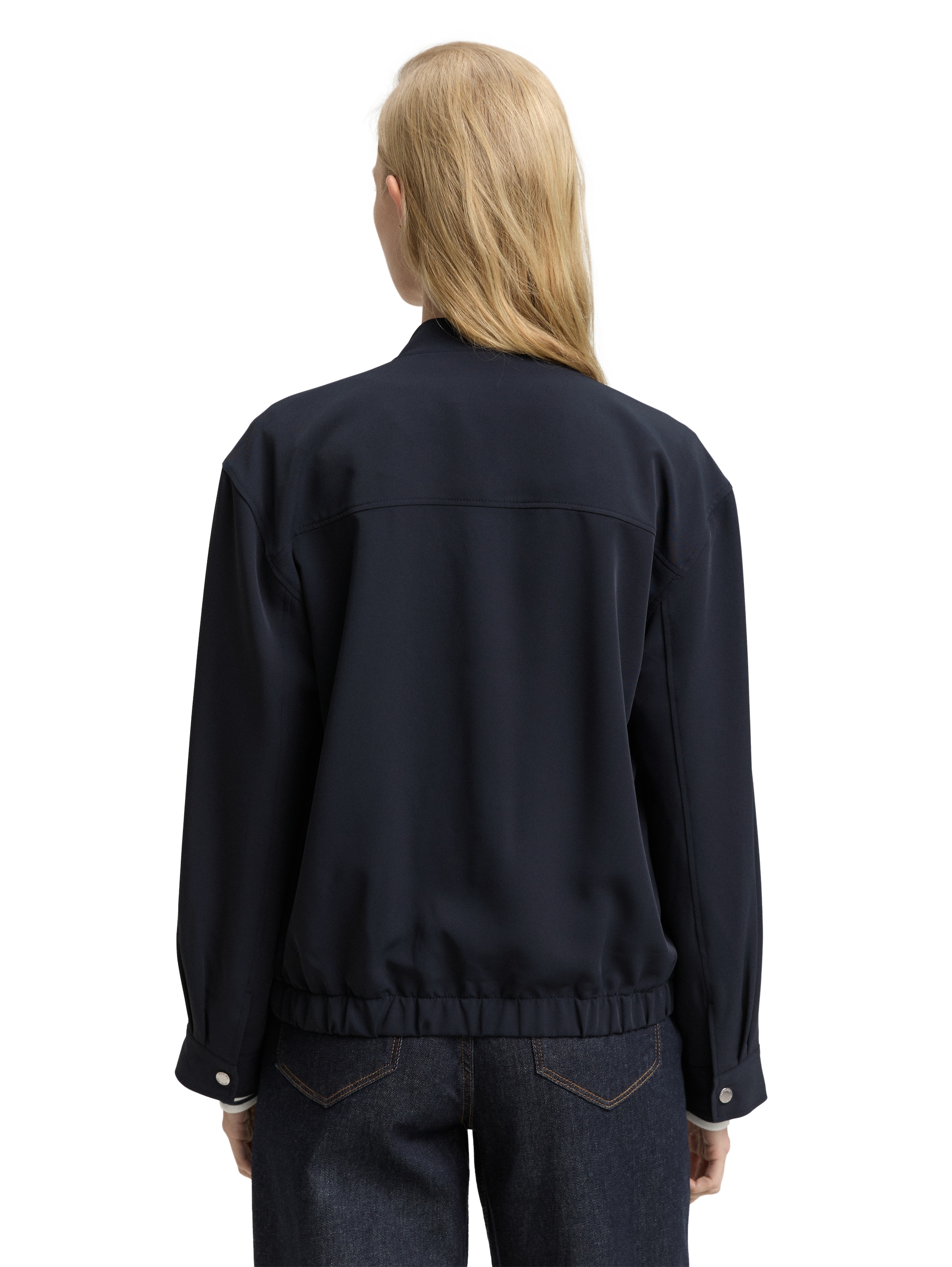 TOM TAILOR Cardigan mit Stehkragen und Reissverschluss