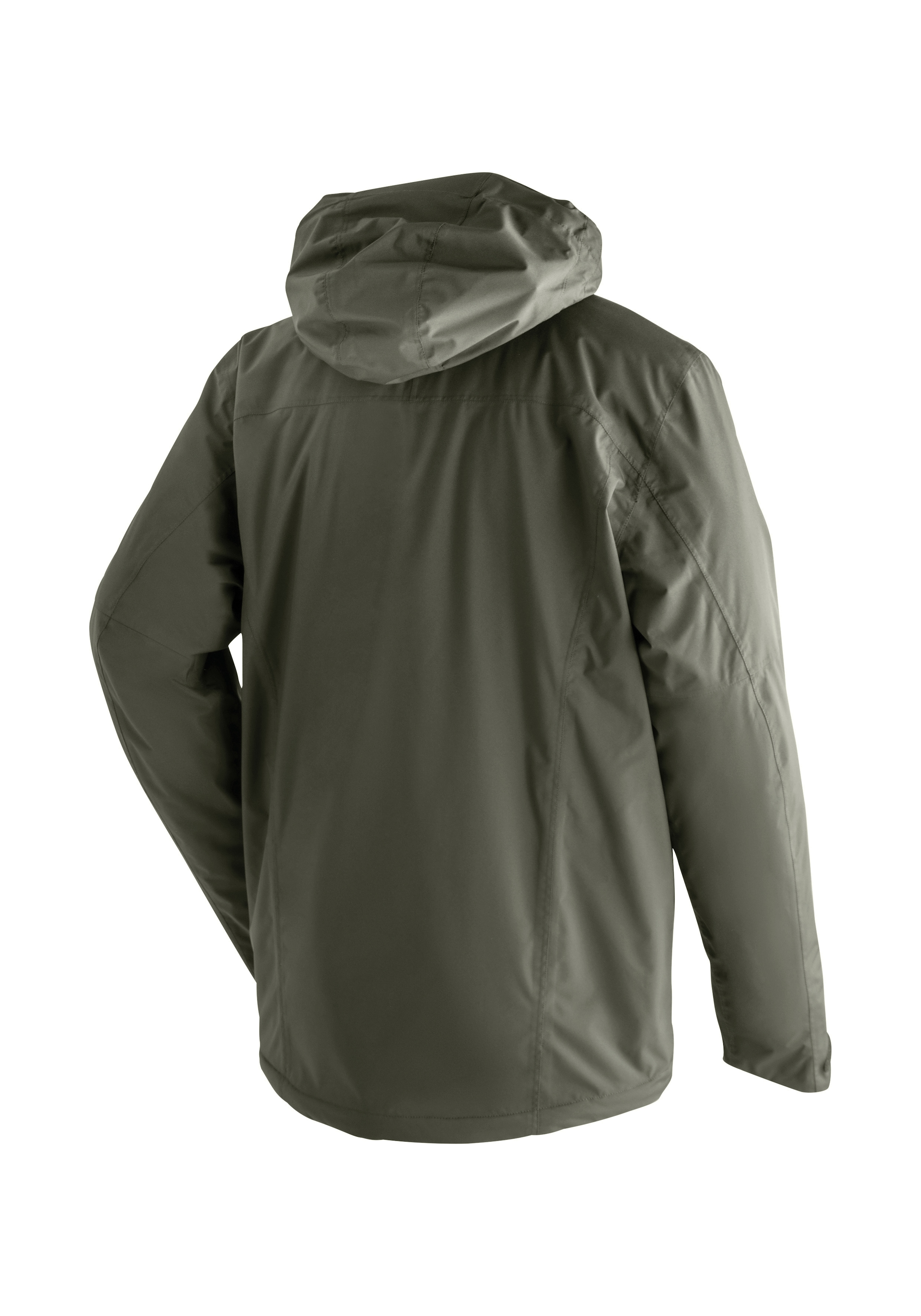 Maier Sports Veste de pluie »Metor Therm Rec M« veste homme chaude avec capuche, veste d'hiver imperméable et respirante
