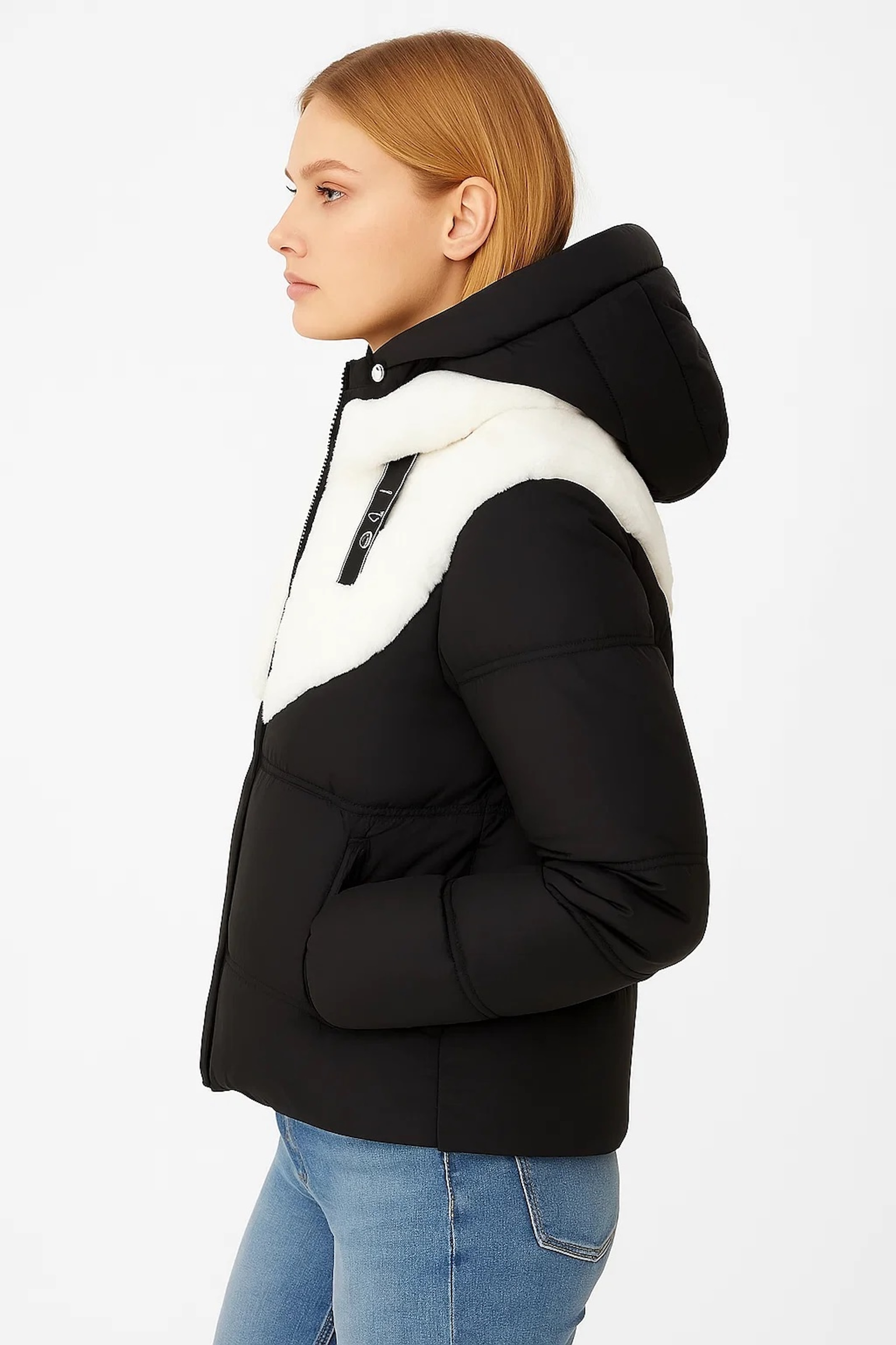 LPO Veste d'hiver »Patricia« Steppjacke mit Webpelz