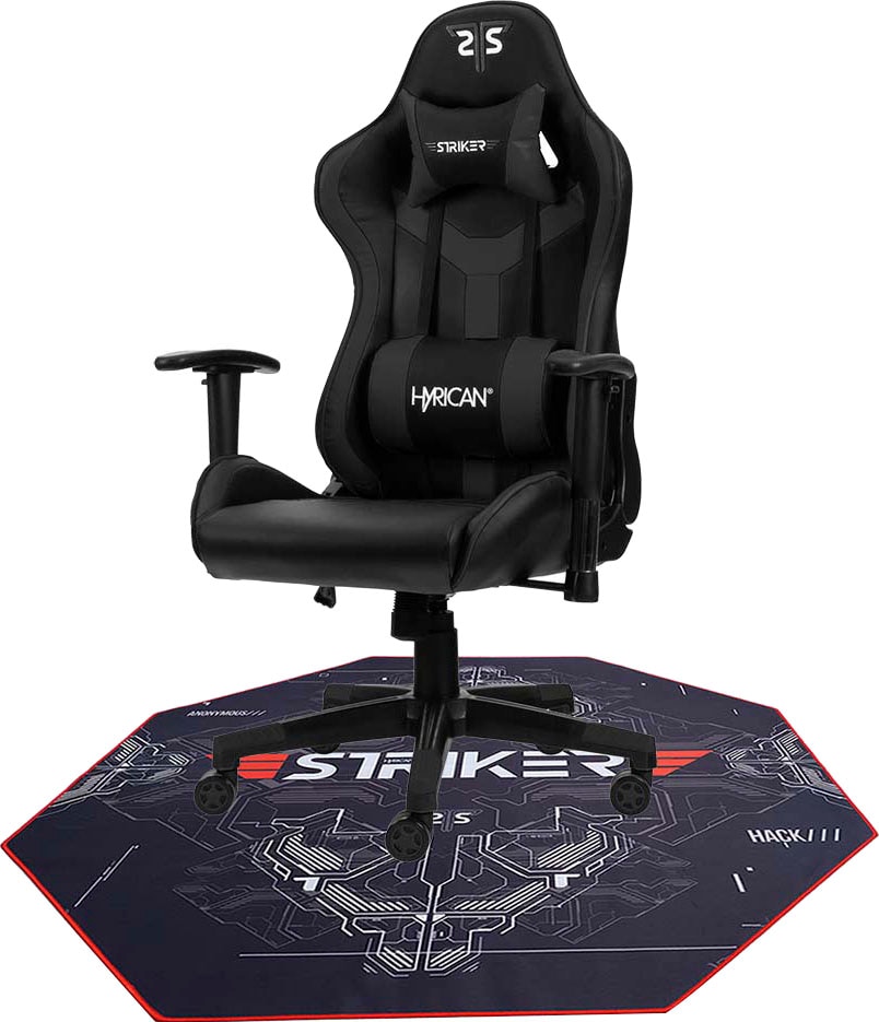 Hyrican Gaming-Stuhl »Striker COMBO« Gaming-Stuhl + Bodenschutzmatte "WZ603" Copilot