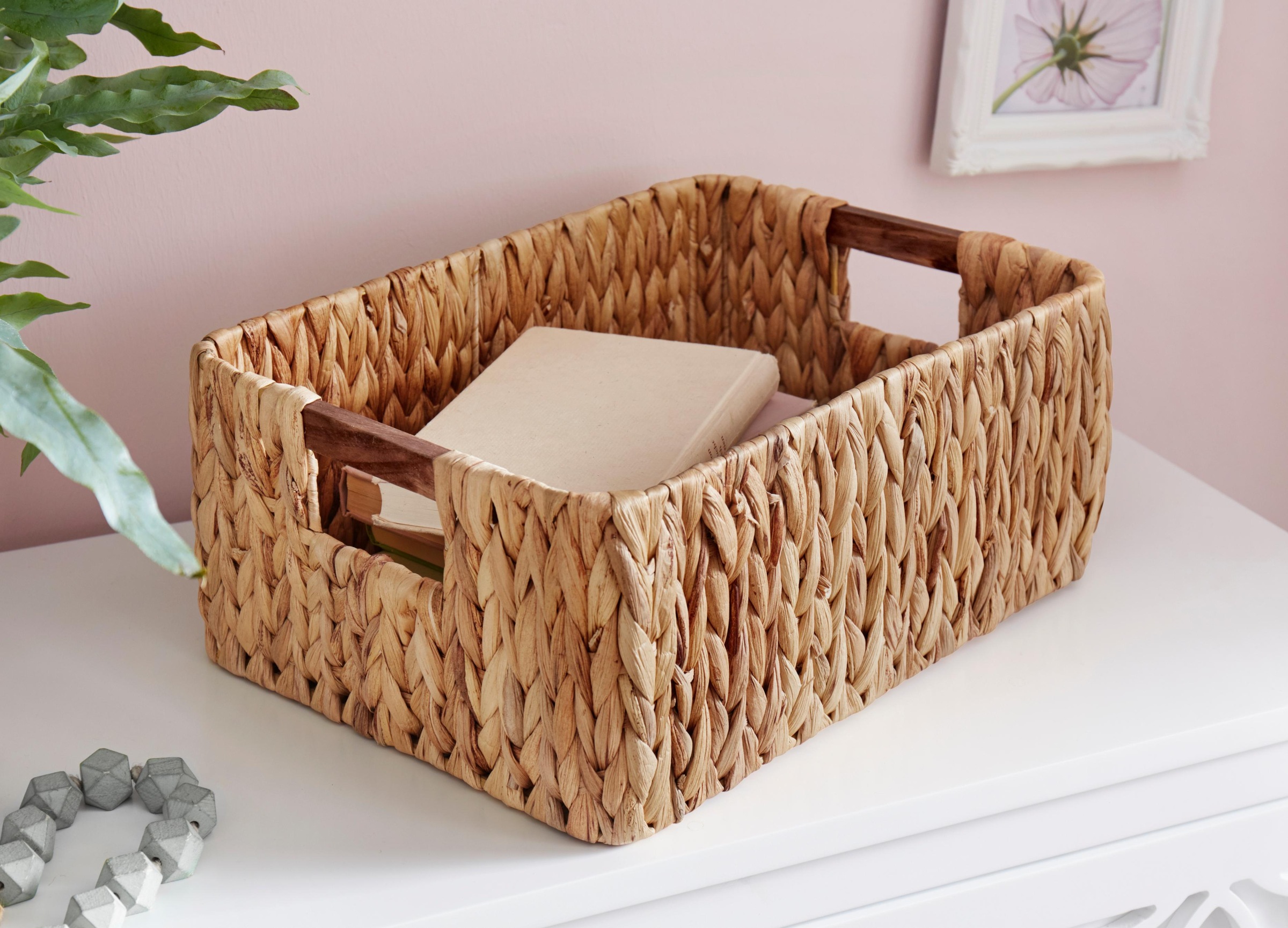Home affaire Organizer "Flechtkorb" Aufbewahrungskorb, (B/T/H): 39/27/16 cm