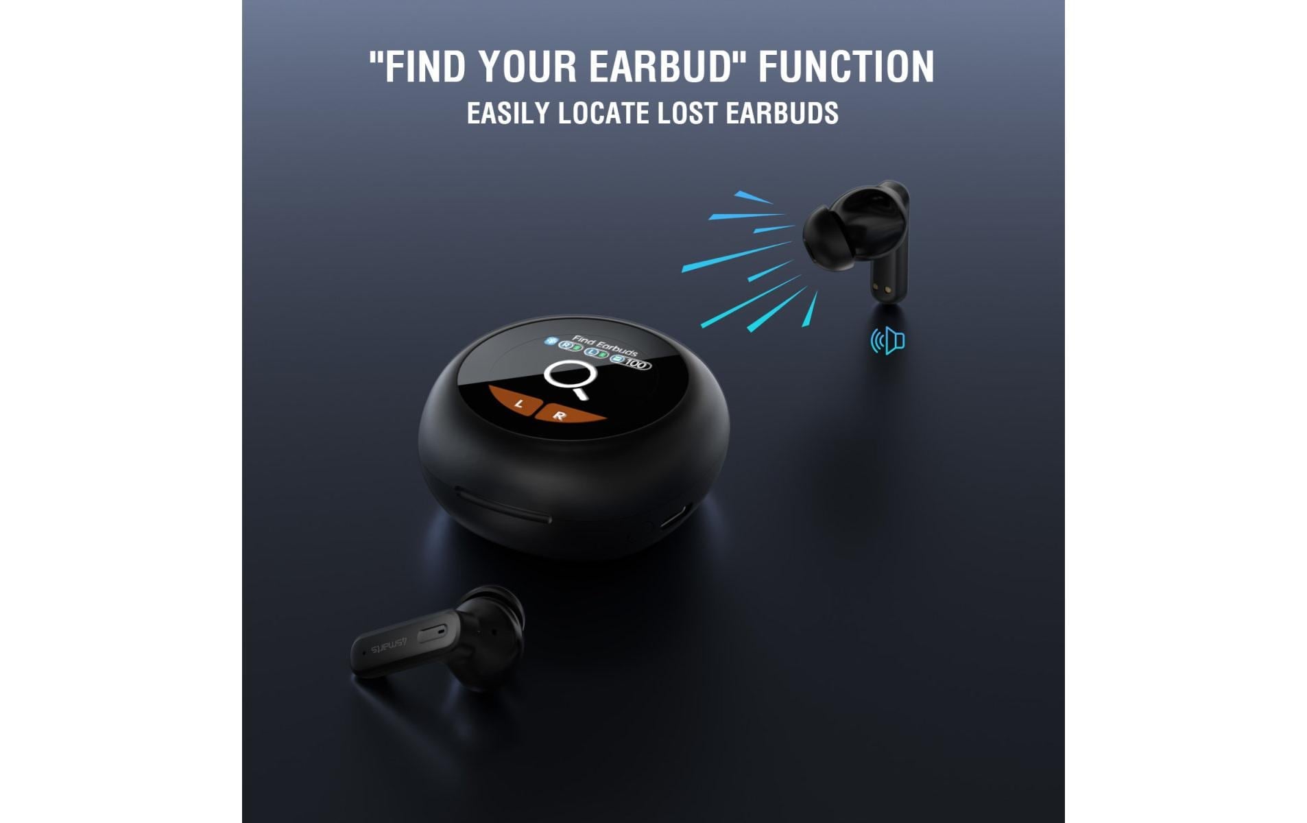 4smarts In-Ear-Kopfhörer »SkyBuds Screen ANC«