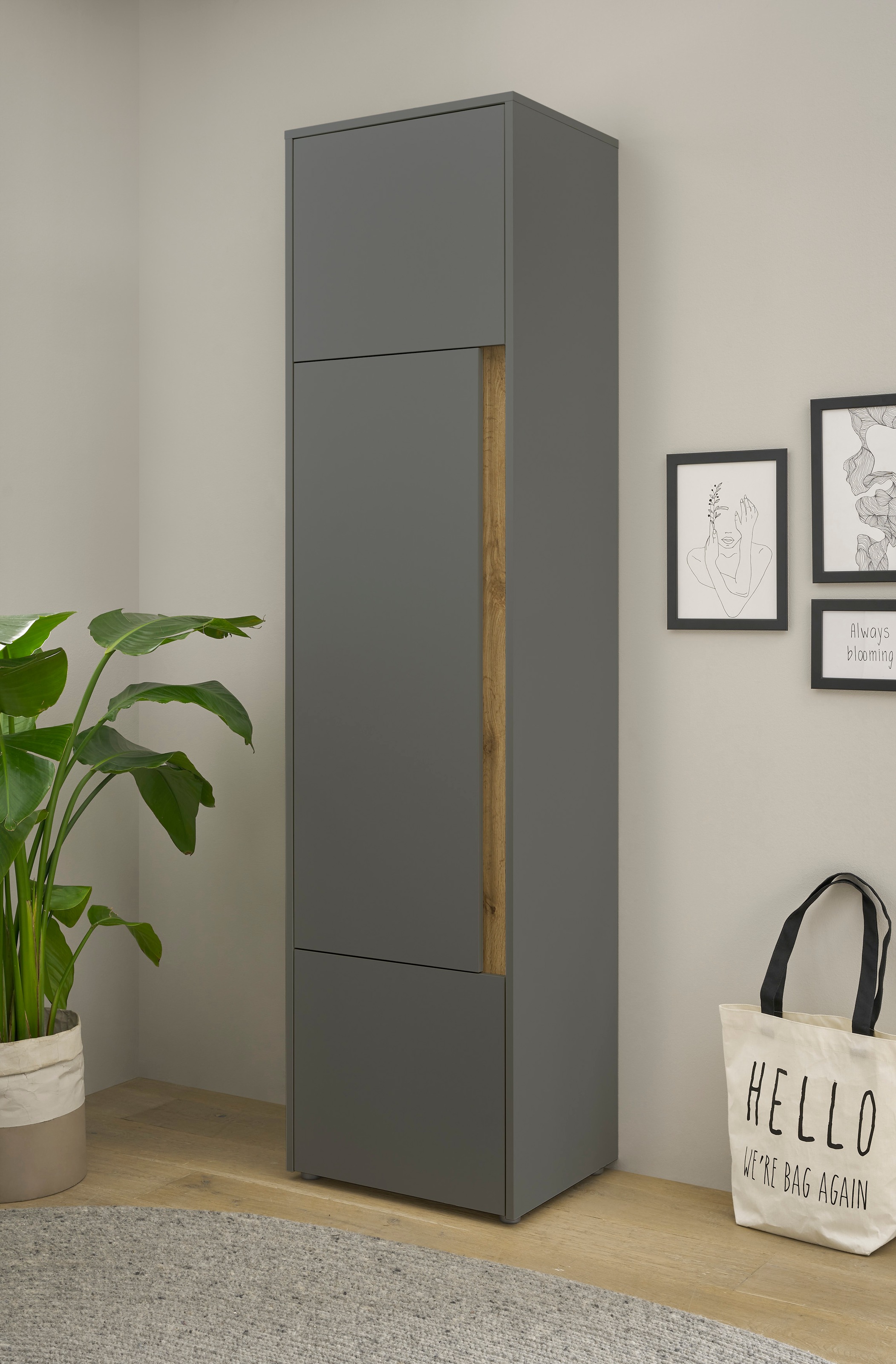 Image of Home affaire Aktenschrank "CiTY/GiRON" Stauraumschrank zeitlos modern, wohnliches Home Office, Breite 50 cm