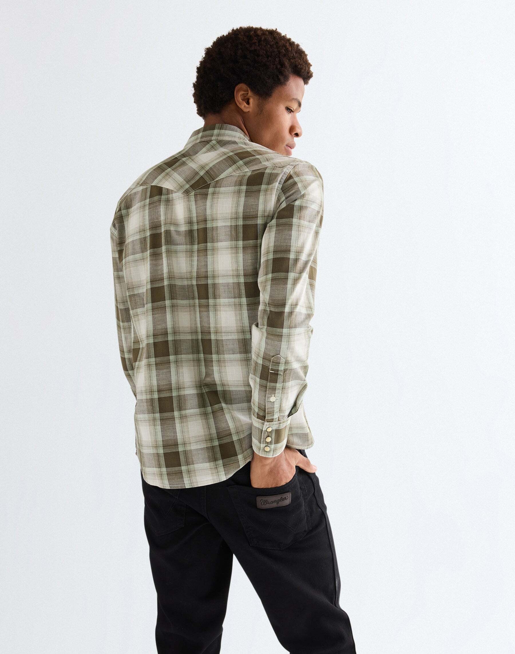 Wrangler Langarmhemd »WRANGLER Langarmhemd Western«