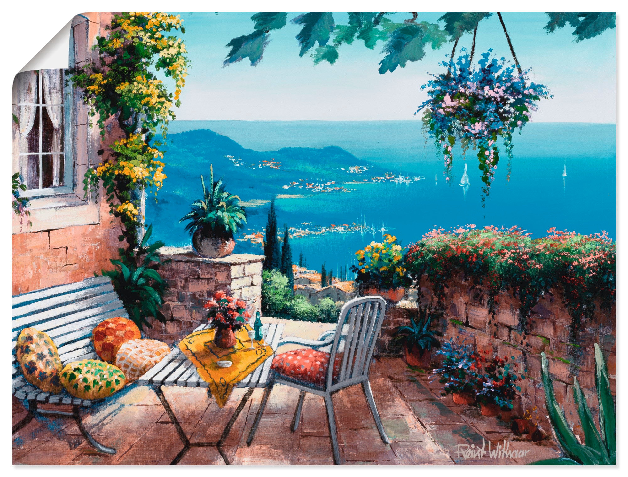 Artland Wandbild »Zeiten der Ruhe« Garten 1 Stk. tlg. als Leinwandbild, Poster in verschied. Grössen