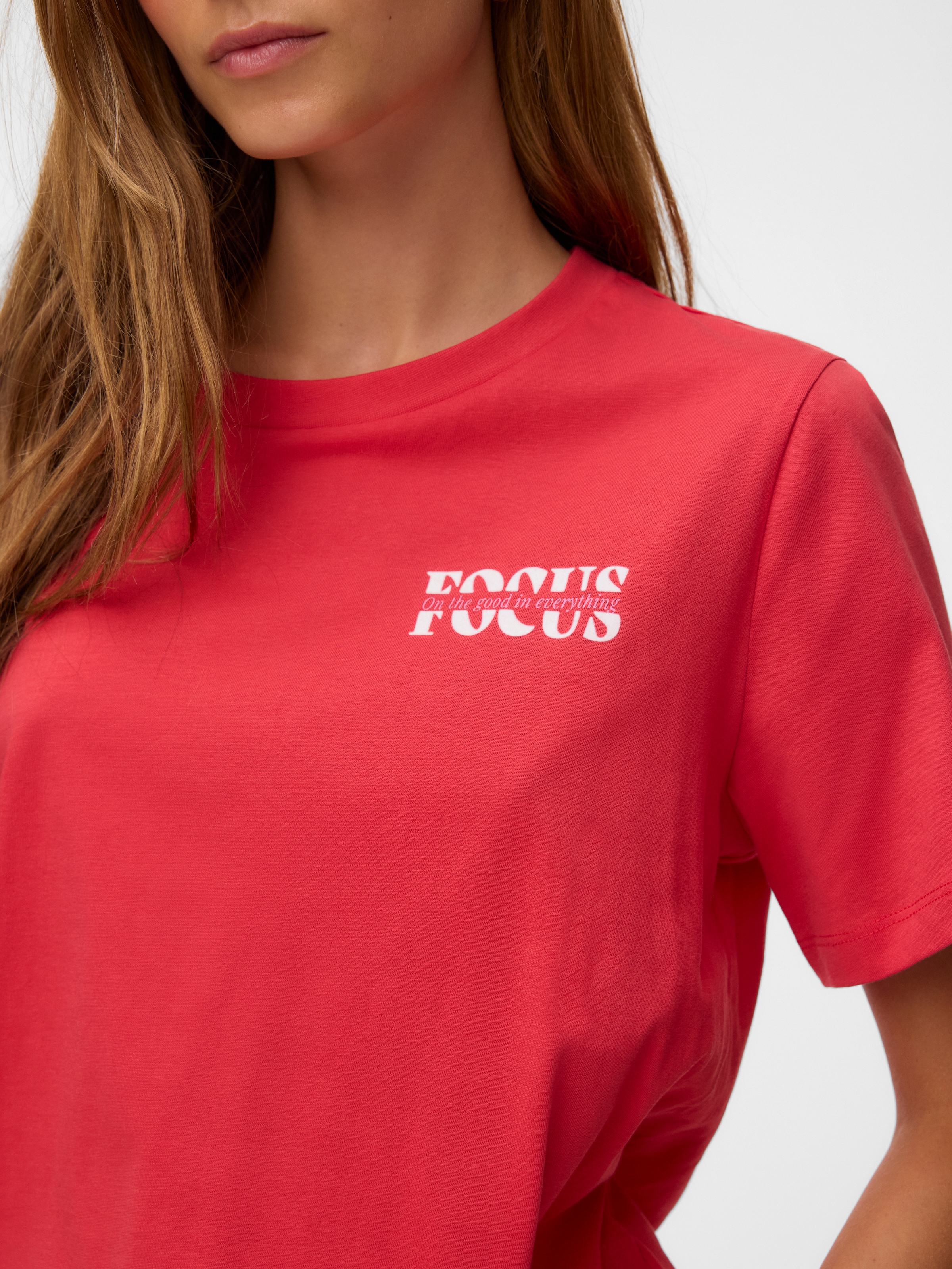 Vero Moda T-shirt à manches courtes »VMHEIDI PAULINA SS TOP BOX JRS« coton, coupe régulière