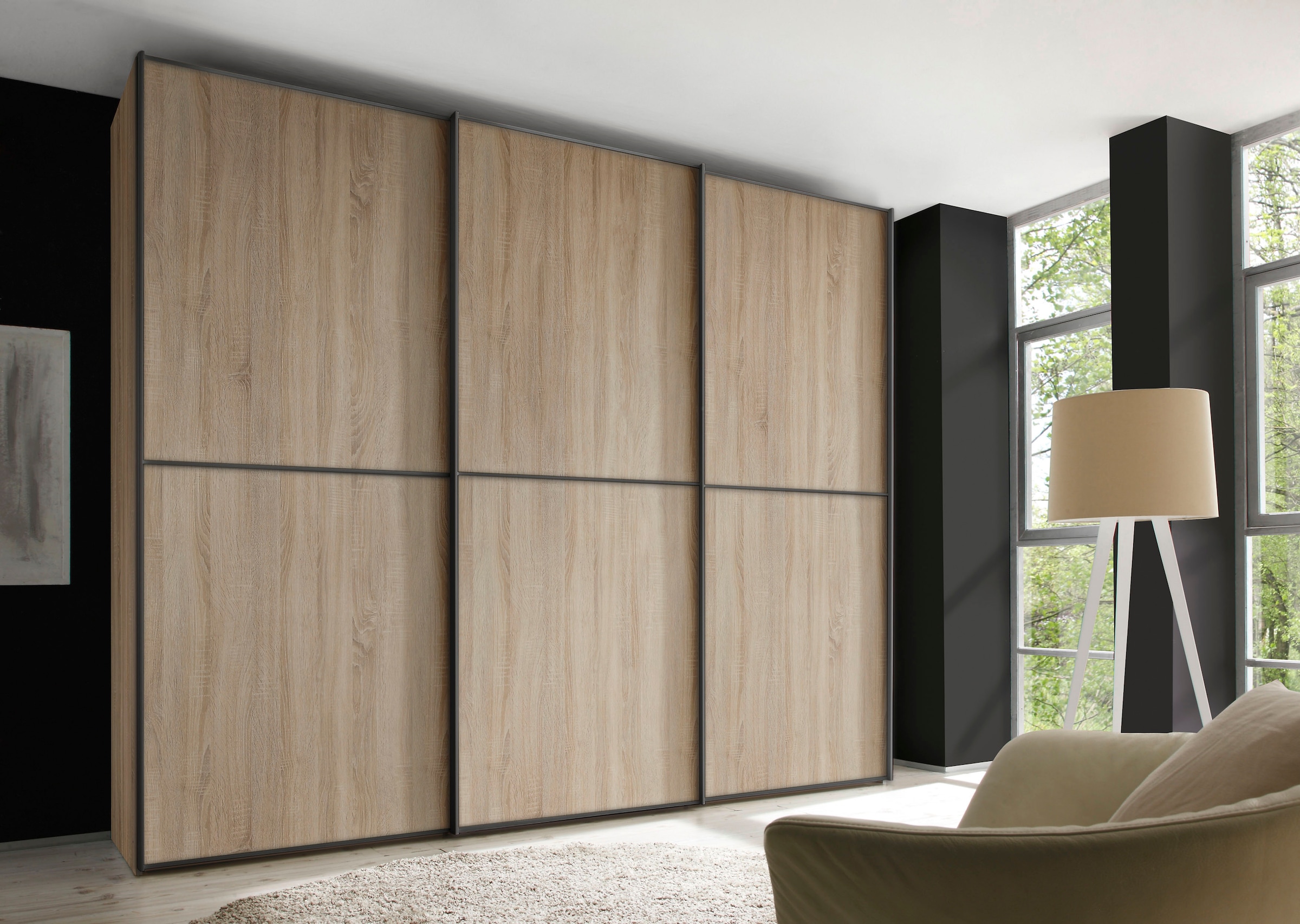 STAUD Schwebetürenschrank »Sinfonie Plus, edles Design in hochwertiger Qualität, Made in Germany«, Mit vier verschiedenen Ausstattungsvarianten