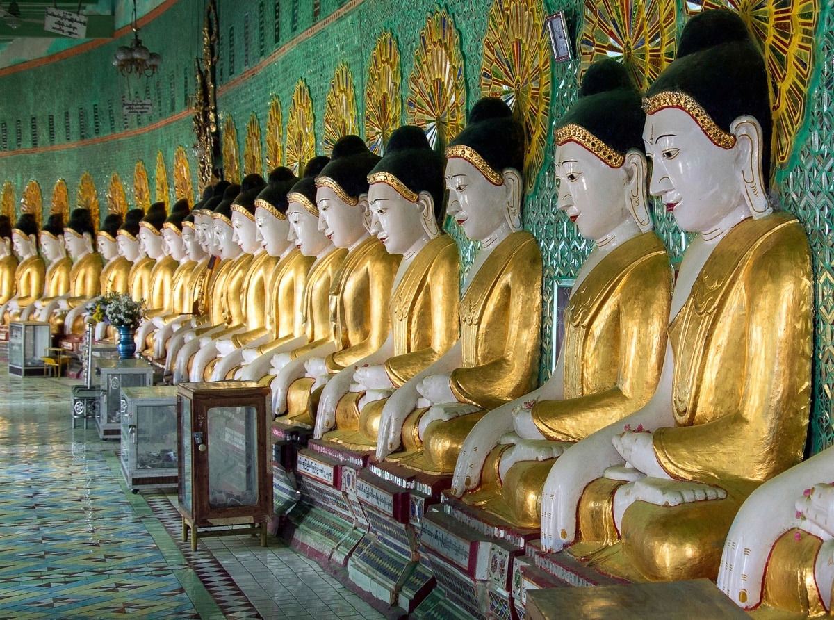 Fototapete »U Min Thonze Buddhas«