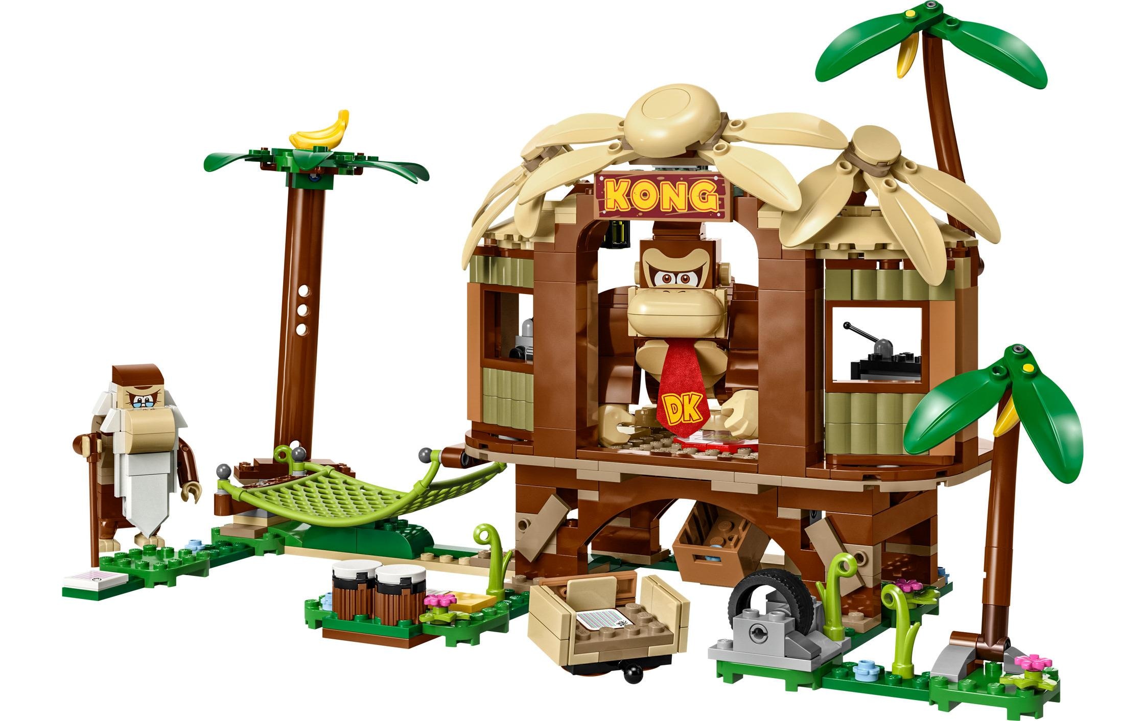 LEGO® Spielbausteine »Mario Donkey Kongs Baum«, (555 St.)