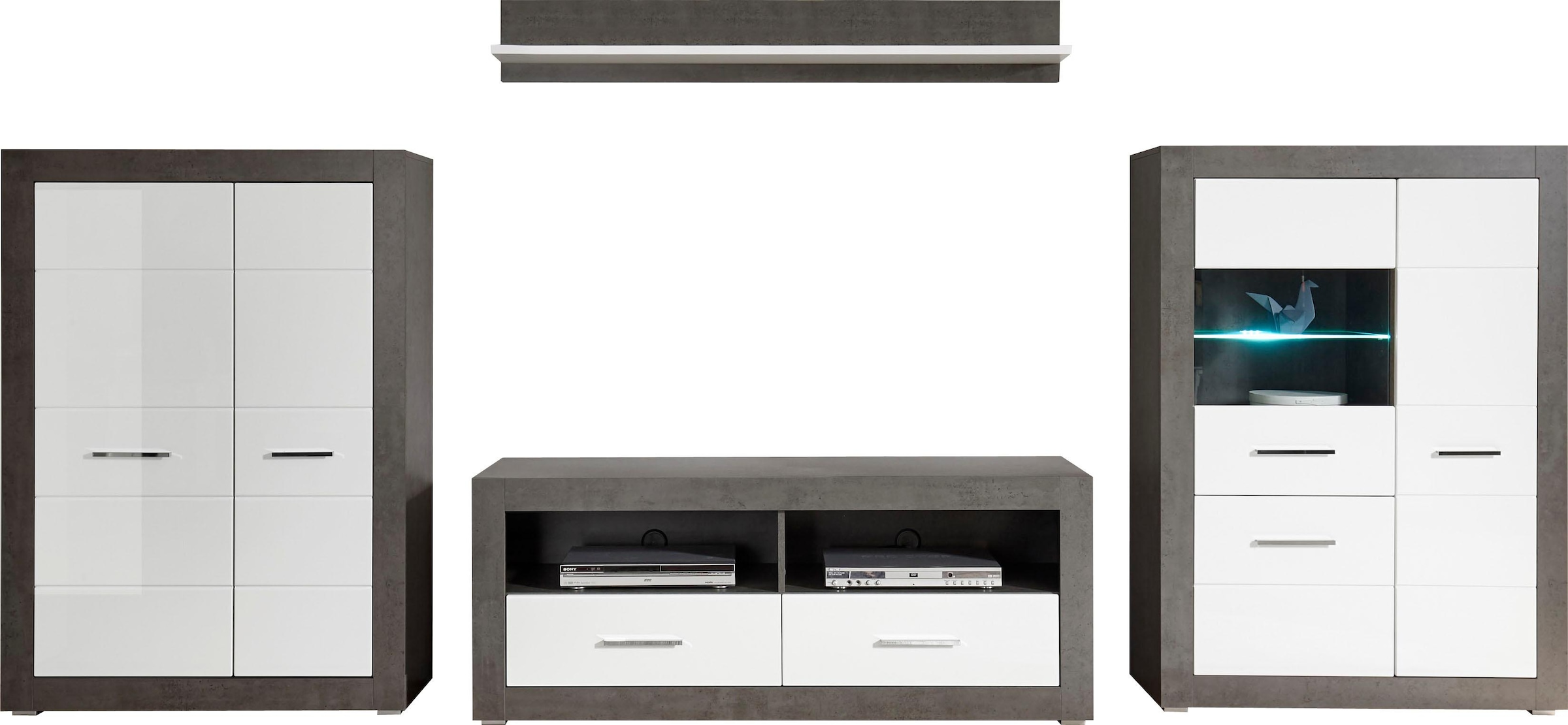 Home affaire Wohnwand »Etero« Set, 4 Stk. tlg.