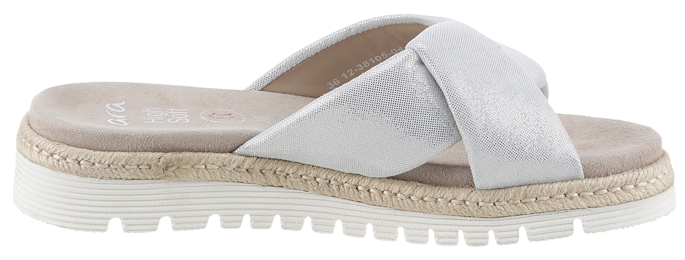 Ara Pantolette »JAMAIKA«, Plateau, Schlappen, Schlupfschuh, Sommerschuh in Bequemweite G