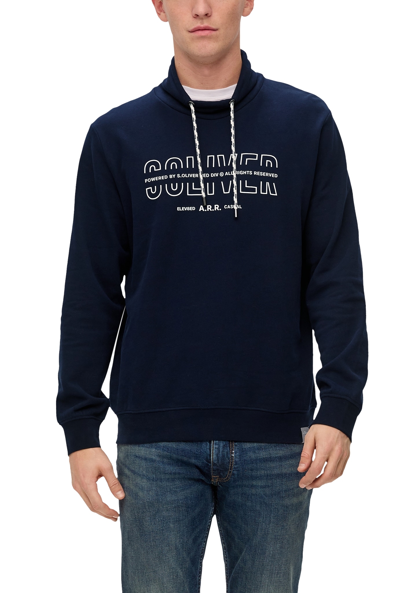 s.Oliver Sweatshirt, mit Frontprintlogo