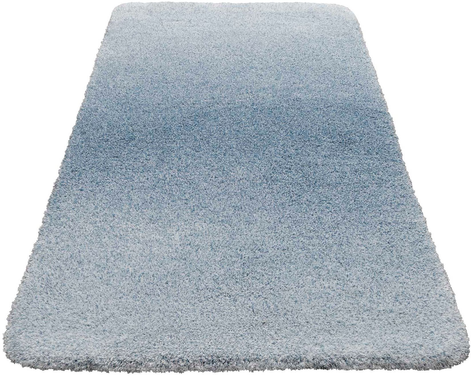 Wecon home Basics Badematte »Luuk WB-2705«, Höhe 25 mm, rutschhemmend beschichtet, fussbodenheizungsgeeignet-schnell trocknend, trendiger Farbverlauf, waschbar, weicher Badezimmerteppich