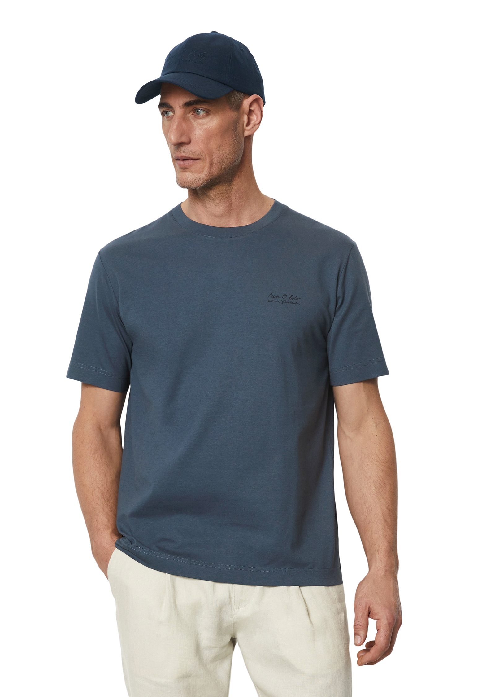 T-Shirt, Mit grossem Rückenprint, leichte Single-Jersey-Qualität