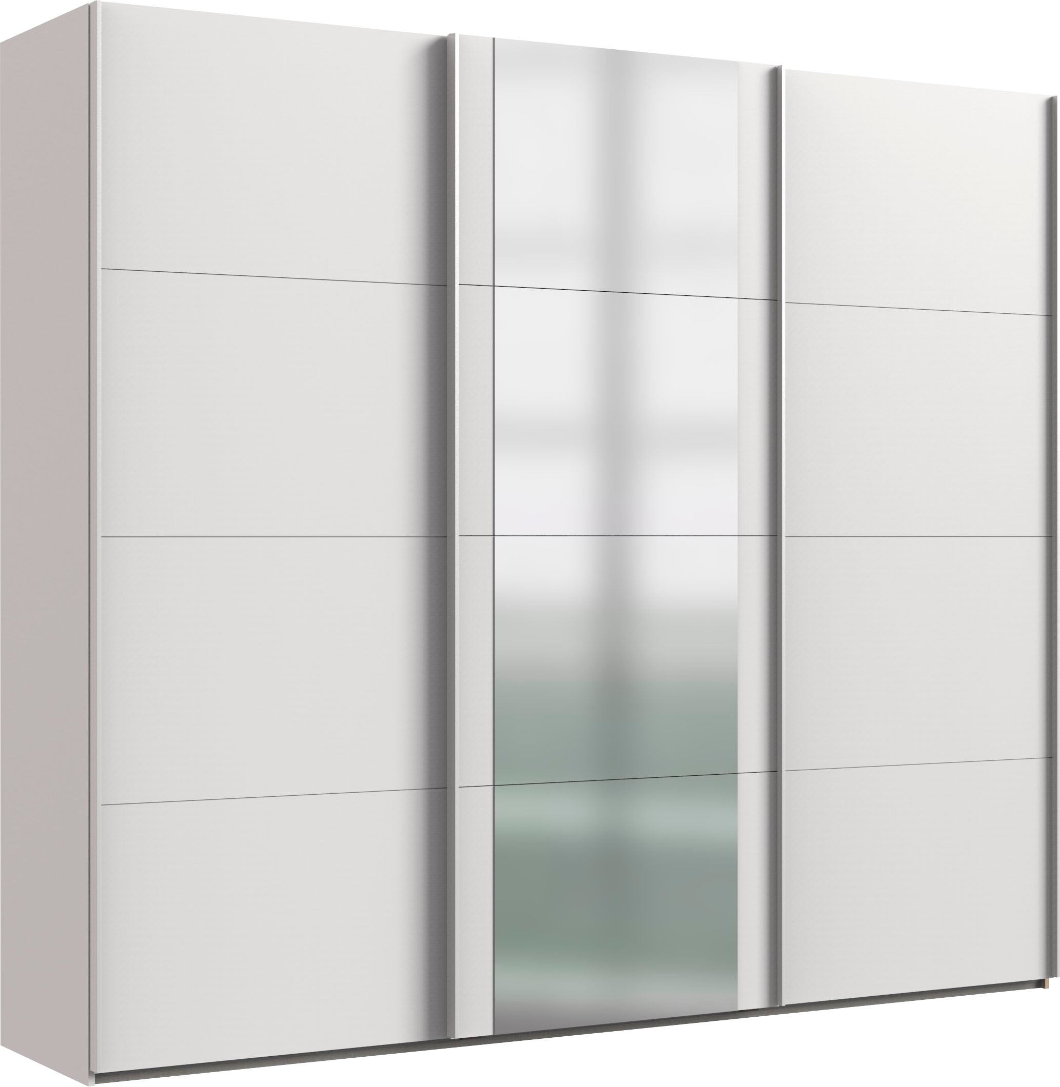 Wimex Schwebetürenschrank »Barmbek«, mit 2 Stoffboxen und 2 zusätzlichen Einlegeböden, Spiegeltür