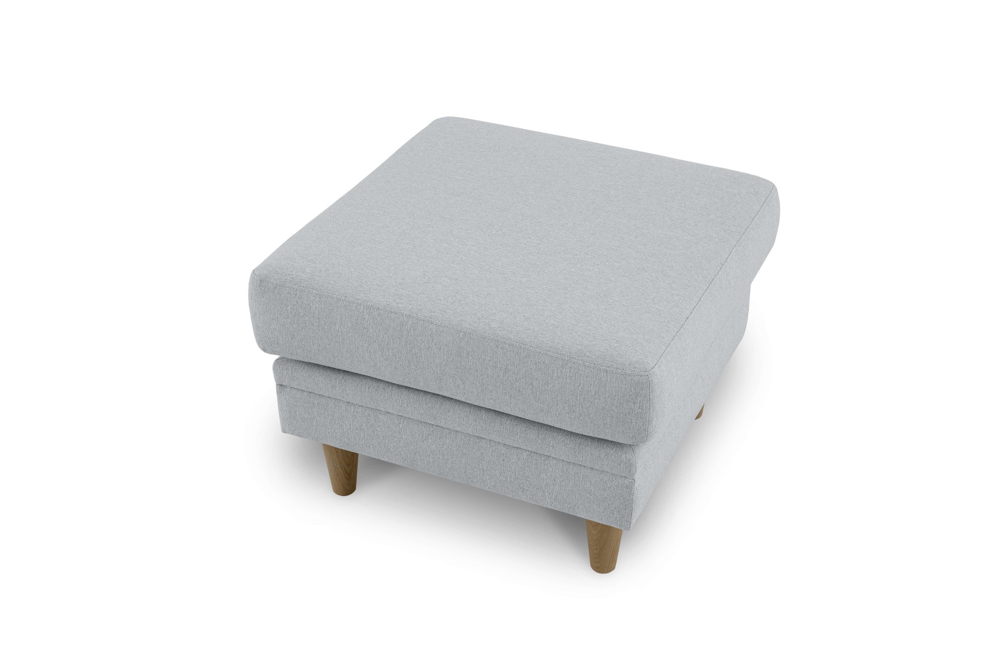Home affaire Polsterhocker »Arellano, Breite 63 cm«, klassisches Design, mit Massivholzfüssen, Webstoff fein