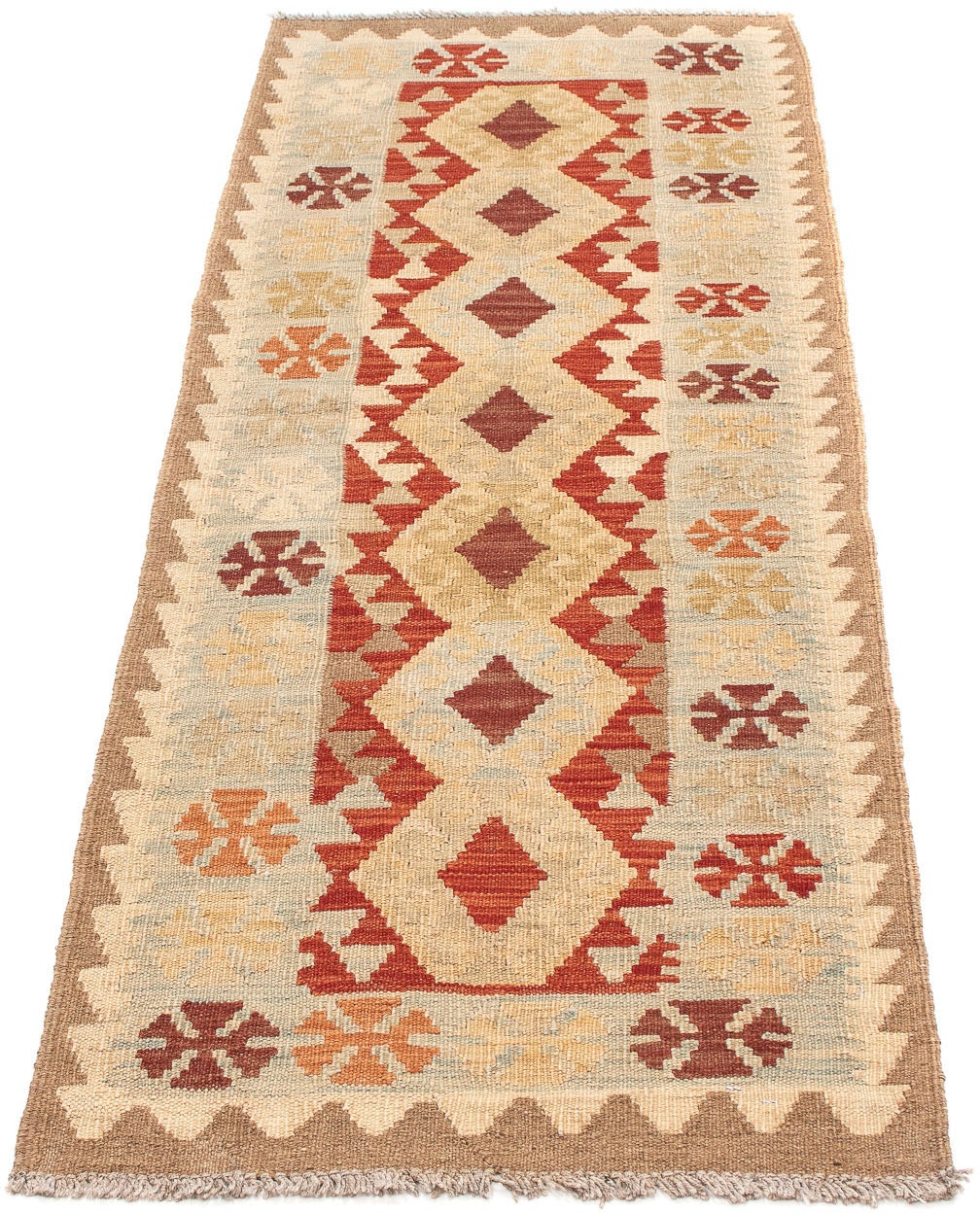 Image of morgenland Läufer »Kelim Maimene Medaillon 214 x 65 cm«, rechteckig, 0,5 mm Höhe, Wendeteppich bei Ackermann Versand Schweiz