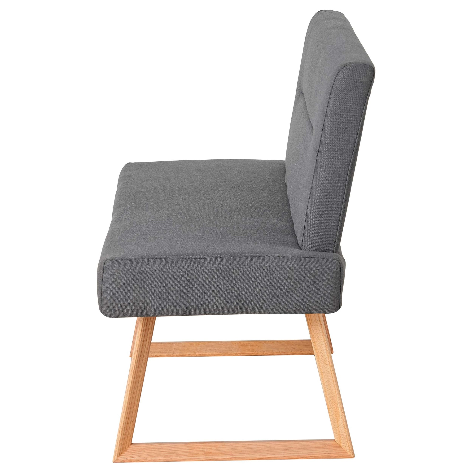 GOODproduct Essbank »Mellio« Beine aus massiver Eiche, pflegeleichtem Webstoff Bezug, Breite 140 cm