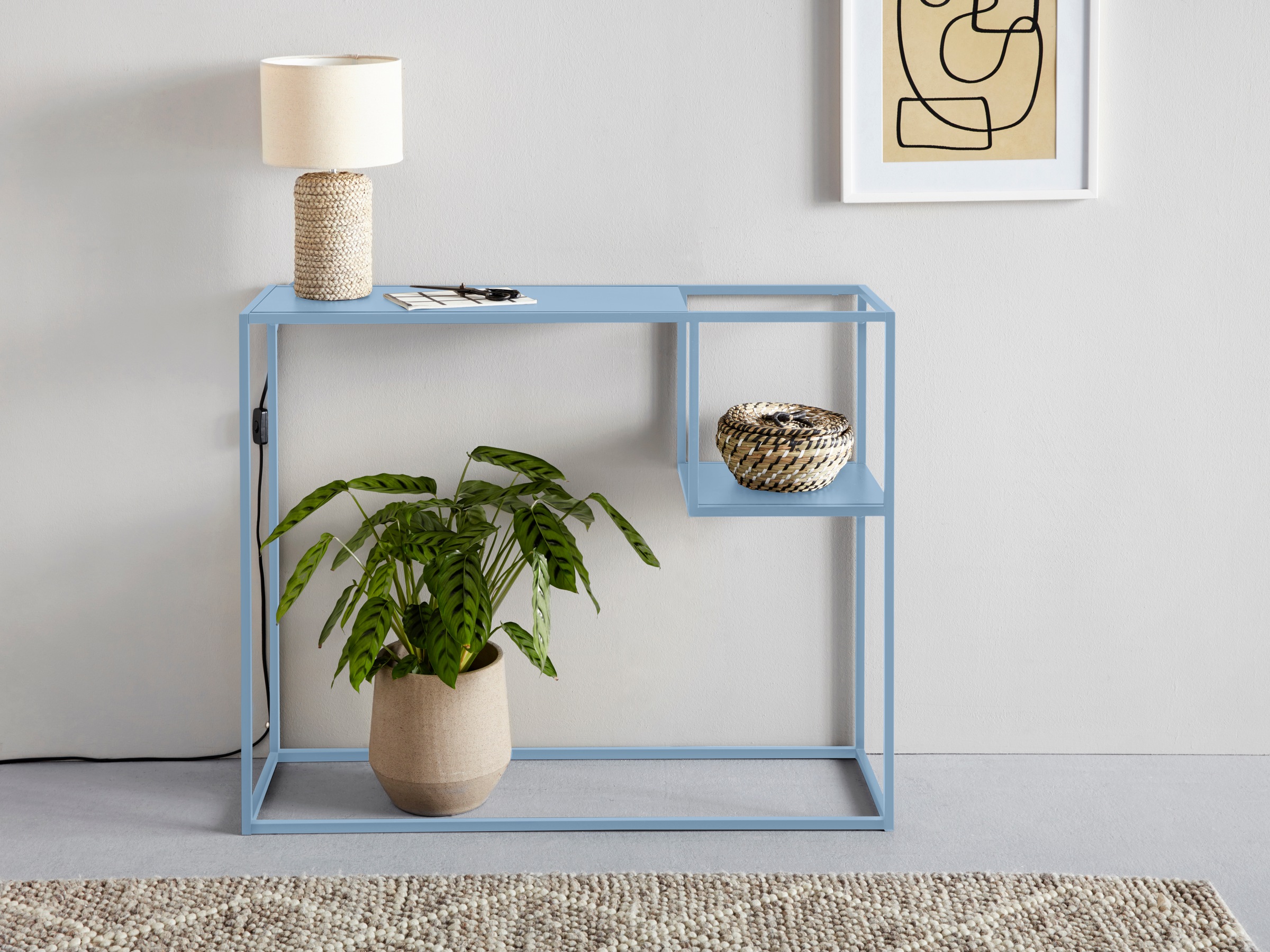 Image of andas Konsolentisch »Kristofer«, aus Metall, in verschiedenen Farbvarianten erhältlich, Höhe 80 cm bei Ackermann Versand Schweiz