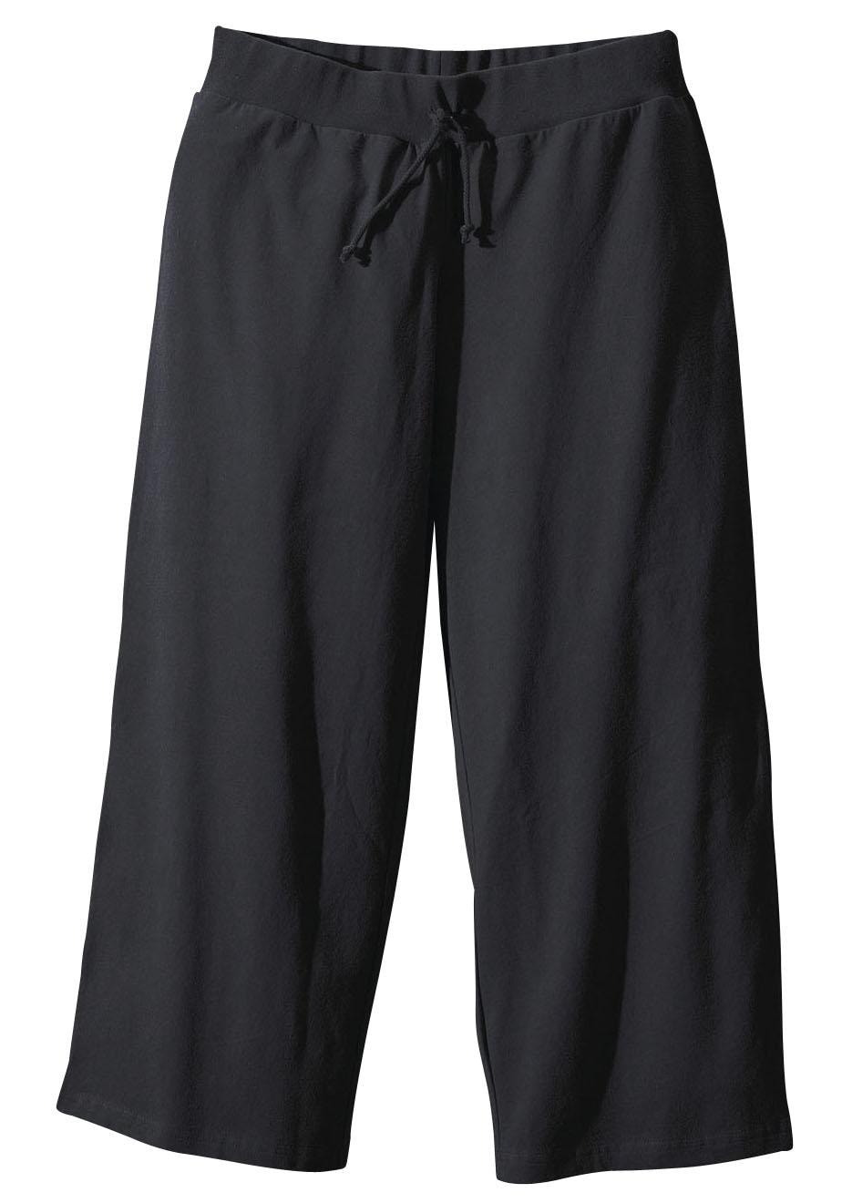 Beachtime 7/8-Strandhose, aus weichem Jersey, Wide-Leg, Jogginghose, Relaxhose