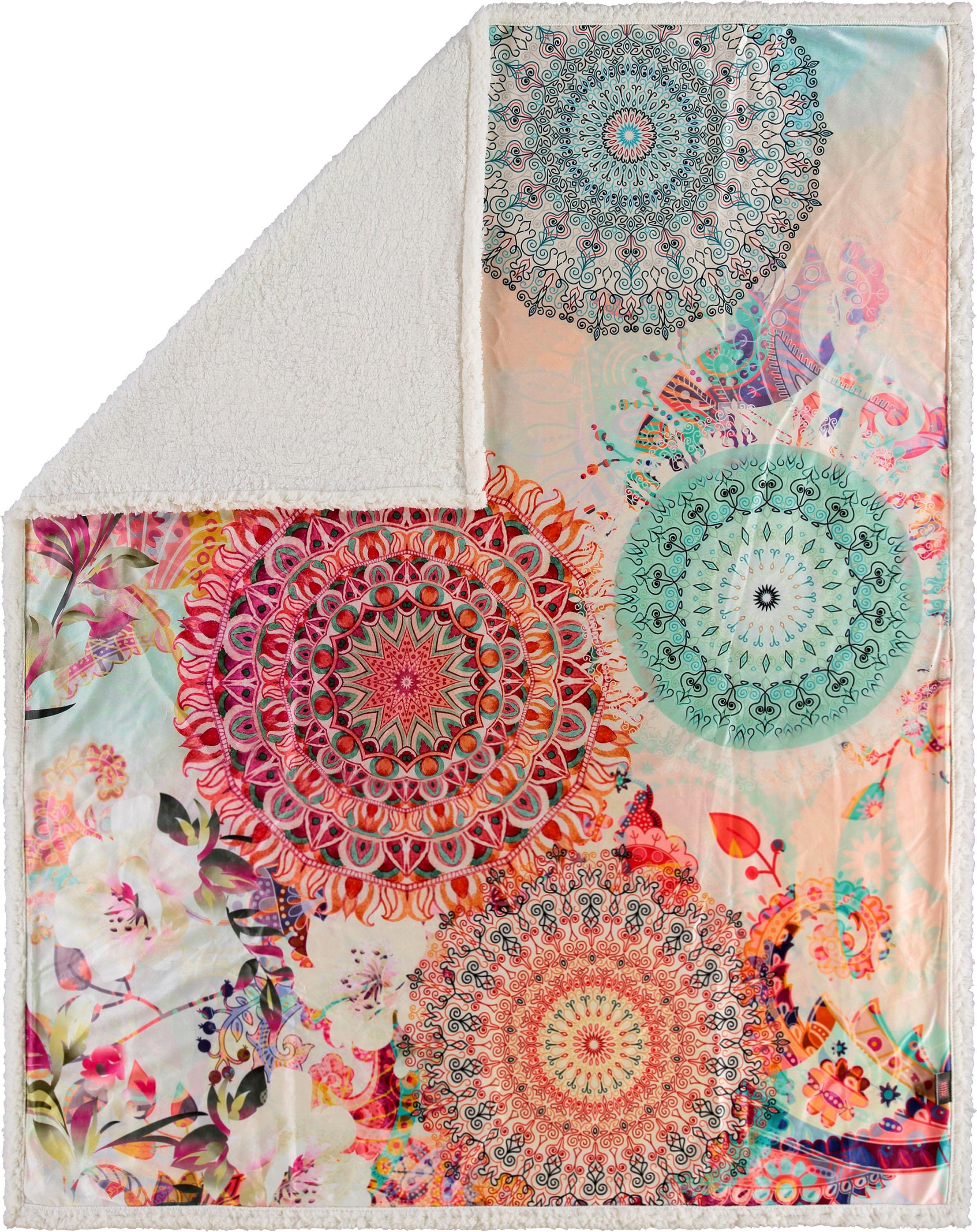 Image of hip Wohndecke »Nandini«, mit Ornamenten, Kuscheldecke bei Ackermann Versand Schweiz