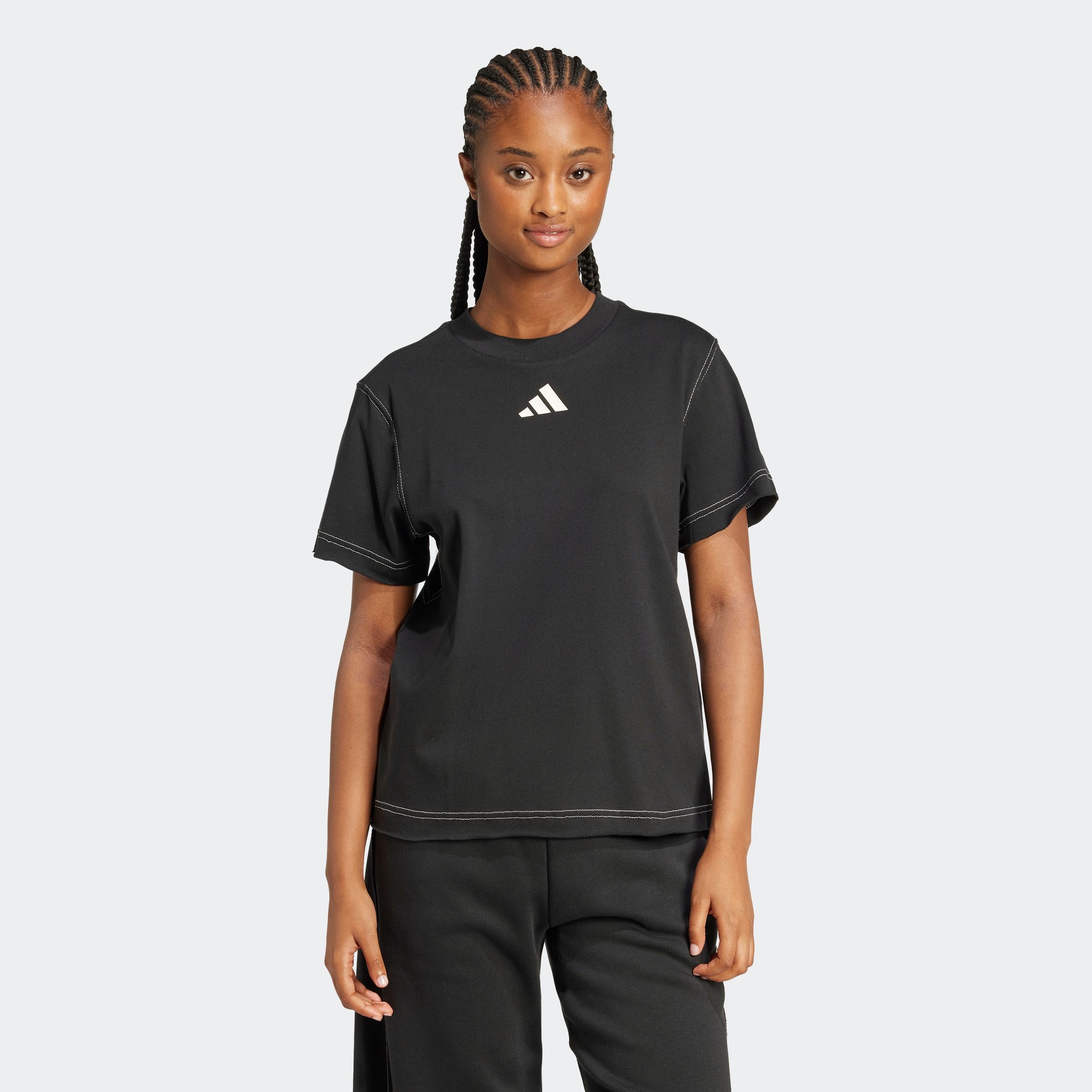 Image of adidas Sportswear T-Shirt "ALL SZN LOOSE GRAPHIC" lockere Passform, sportliches Design, aufgesticktes 3-Streifen Logo
