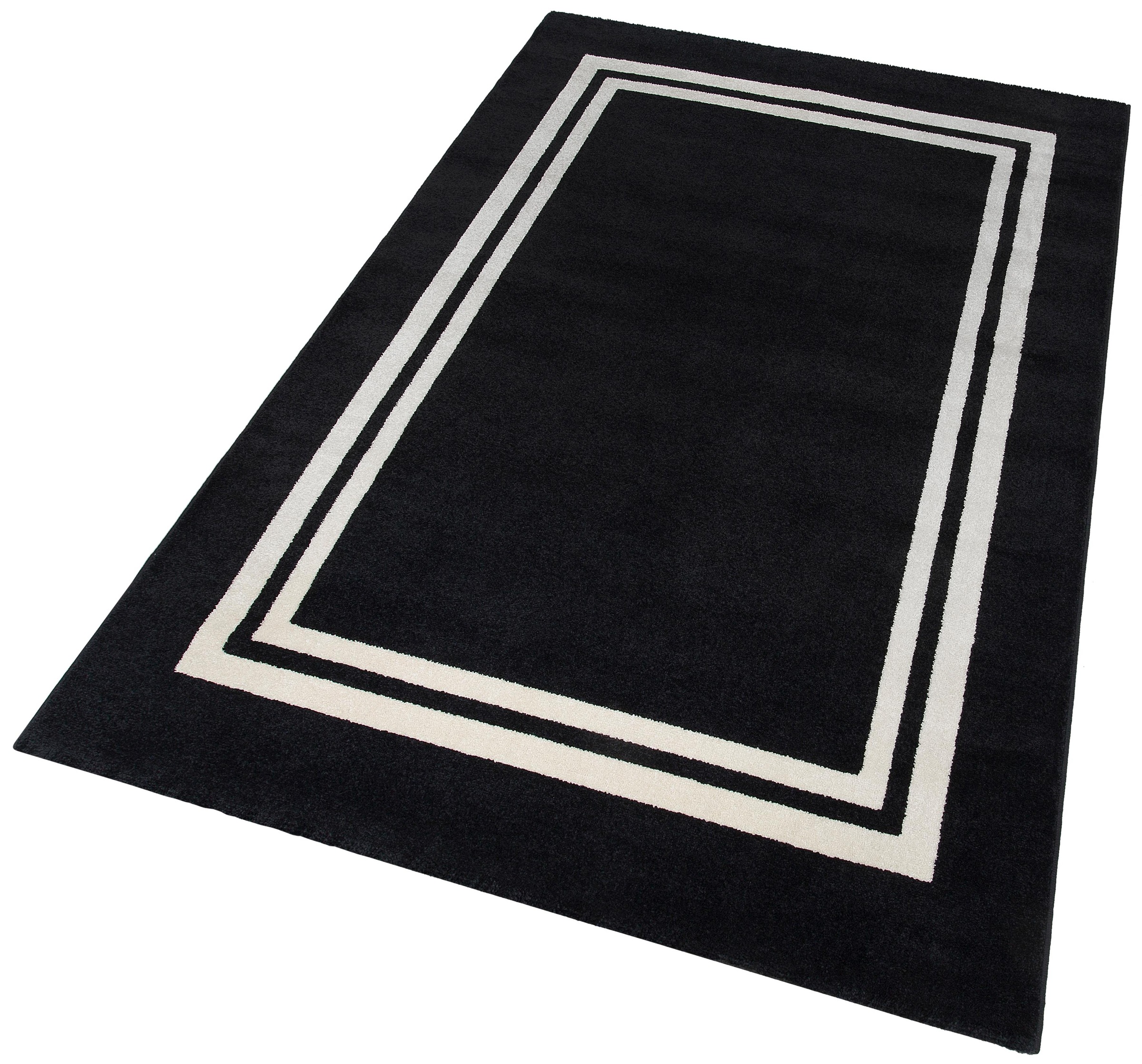 Image of Guido Maria Kretschmer Home&Living Teppich »Adina«, rechteckig, 13 mm Höhe, Elegante Doppelbordüre, Teppich Wohnzimmer Schlafzimmer, Esszimmer bei Ackermann Versand Schweiz