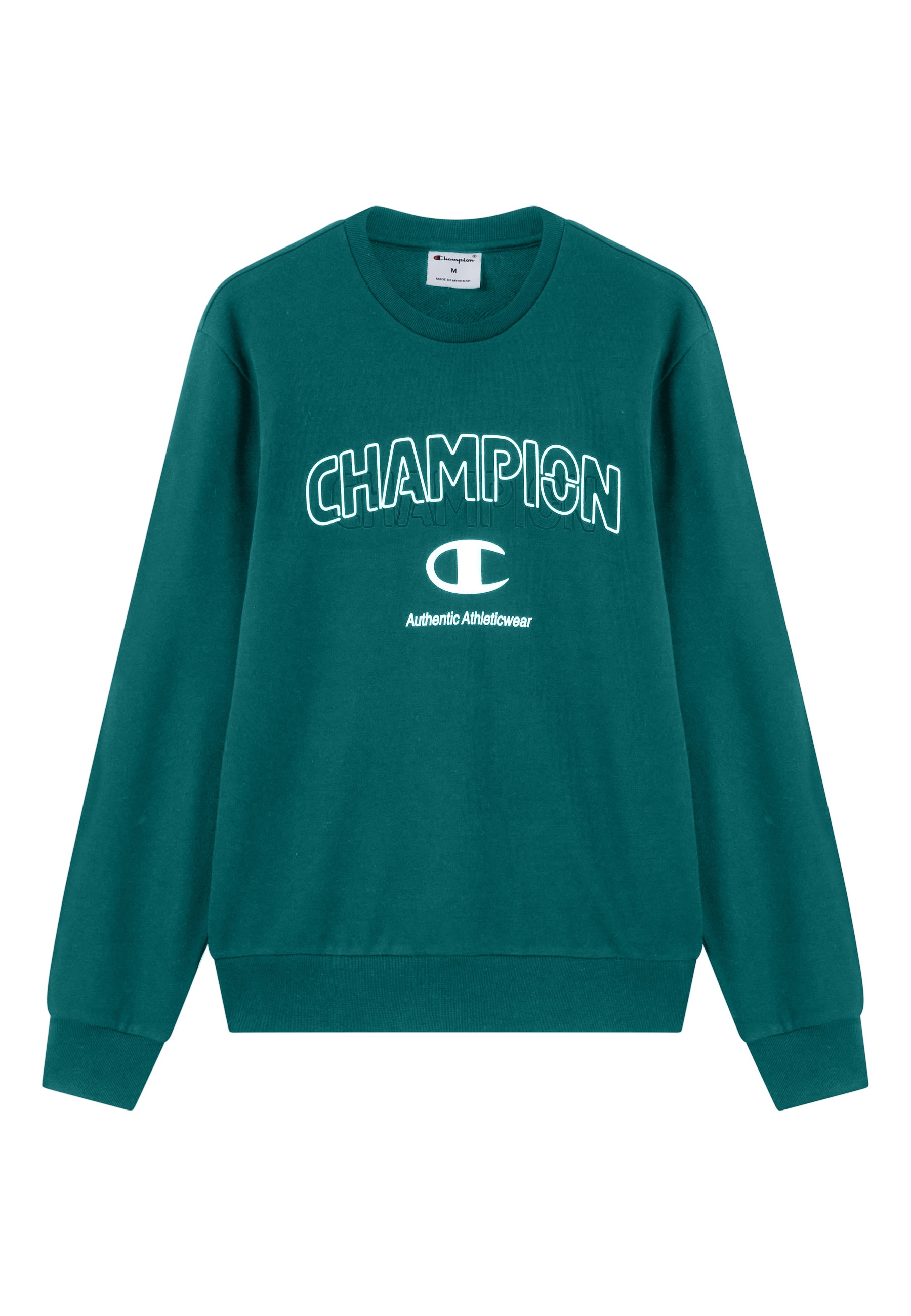 Champion Sweatshirt »Graphic Terry Crewneck Sweatshirt«, sportlicher Schnitt, für Sportmode und Freizeit, Rundhalsausschnitt

