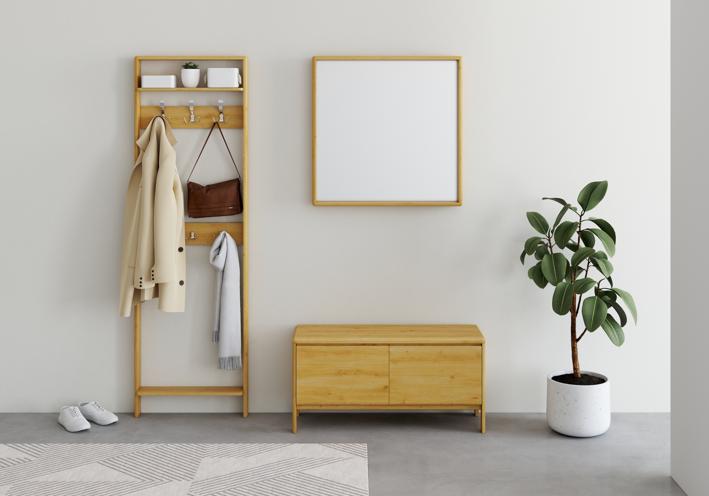 Image of GOODproduct Garderoben-Set "Luven" Set, 3 Stk. tlg.