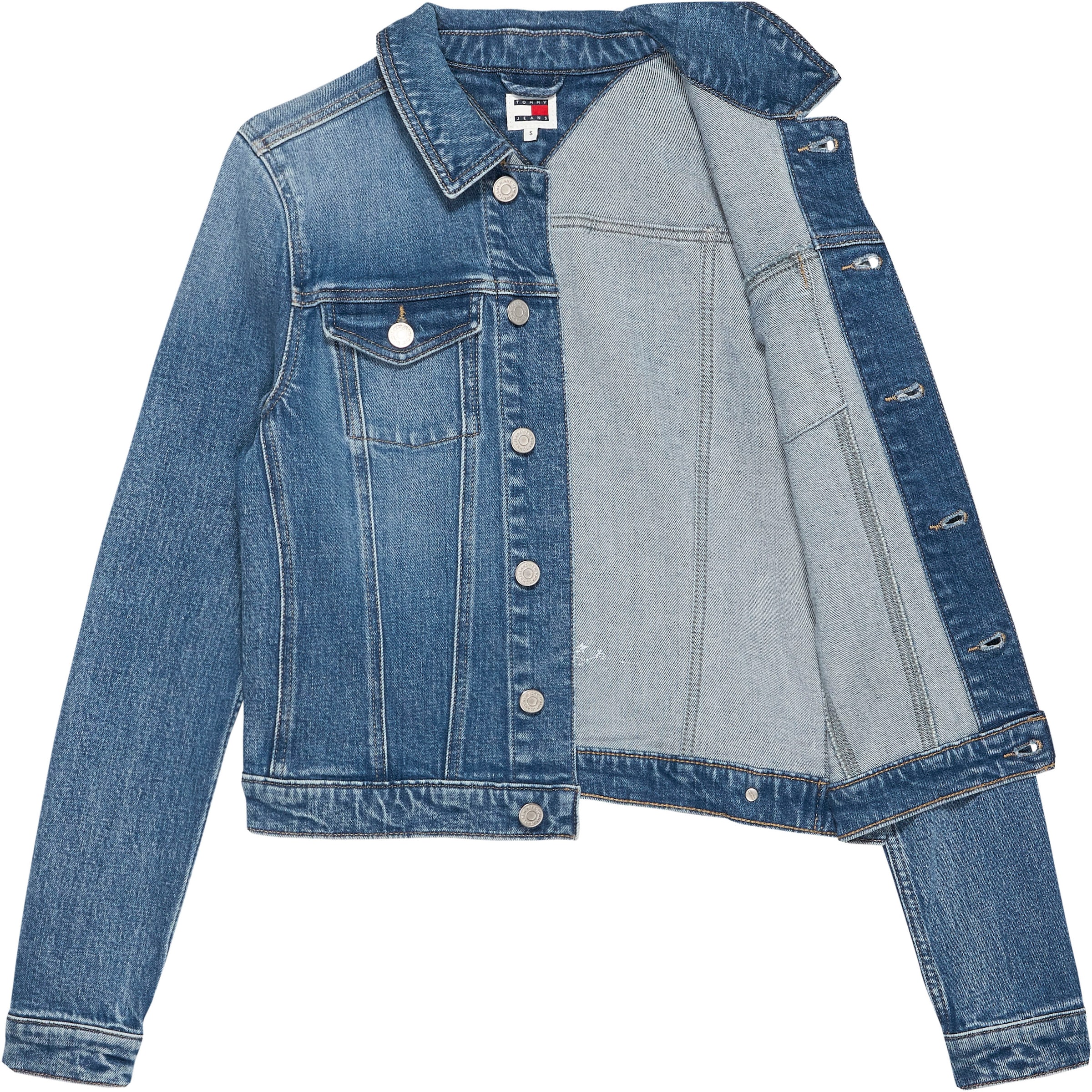 Tommy Jeans Jeansjacke »VIVIANNE SKN JACKET CH8132«, mit Tommy Jeans Markenlabel