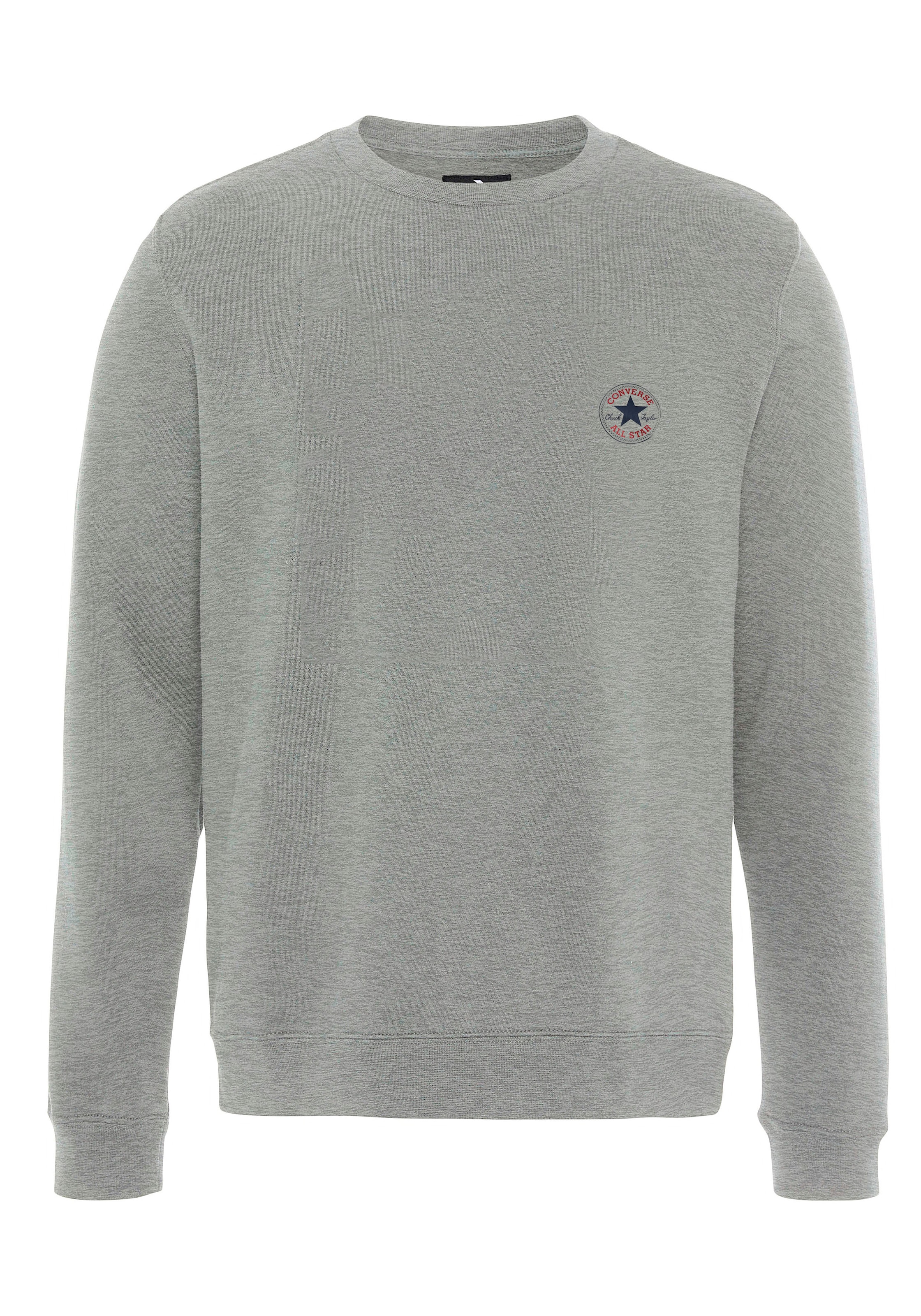 Image of Converse Sweatshirt "STANDARD FIT CORE CHUCK PATCH CREW", mit Rundhalsausschnitt