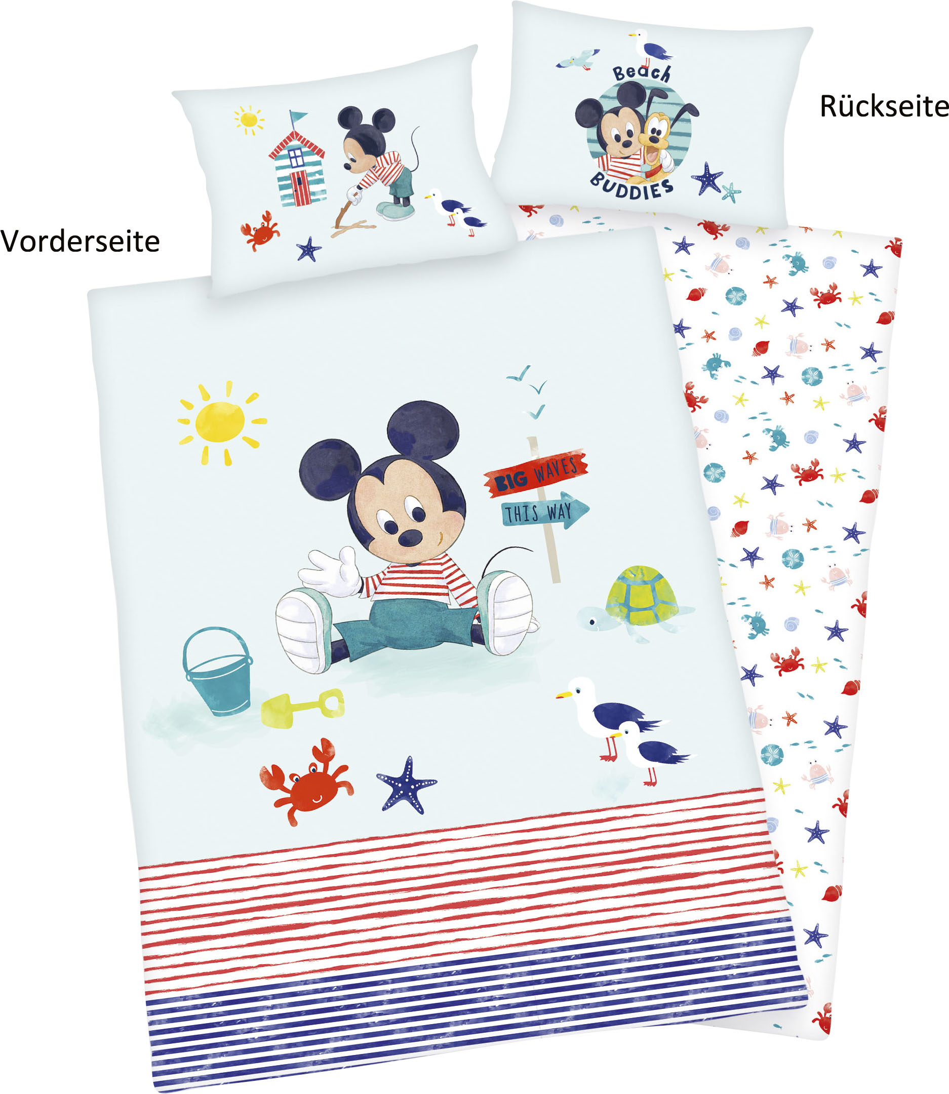 Babybettwäsche »Disney´s Mickey Mouse«, mit liebevollem Motiv