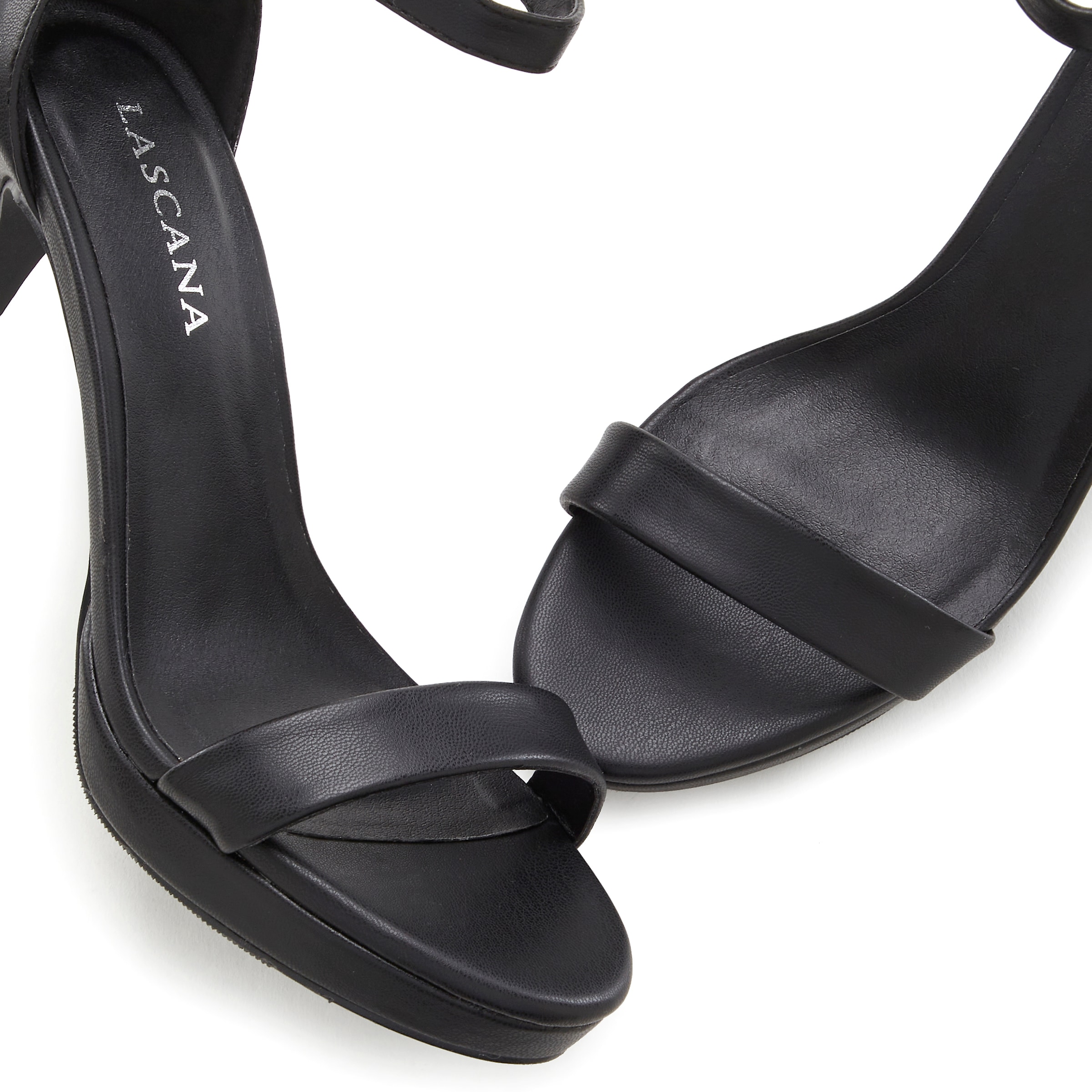 LASCANA Sandalette »Sommerschuh«, im Metallic-Look, Sandale, Sommerschuh VEGAN