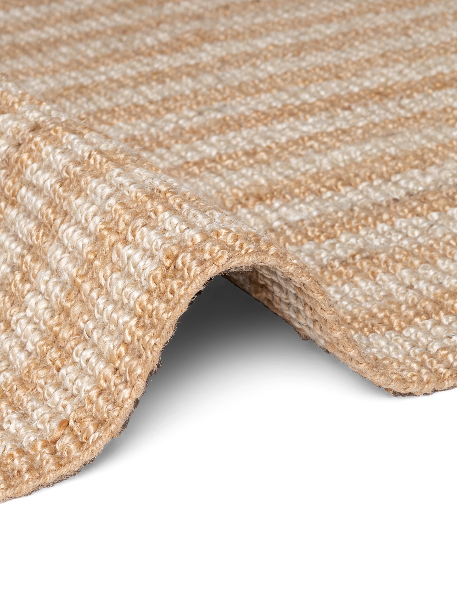 ELLE DECORATION Tapis »Juteteppich Amber« Rectangulaire 10 mm Höhe Jute, Natur, Wohnzimmer, Esszimmer, Schlafzimmer, Flur, Modern, Boho