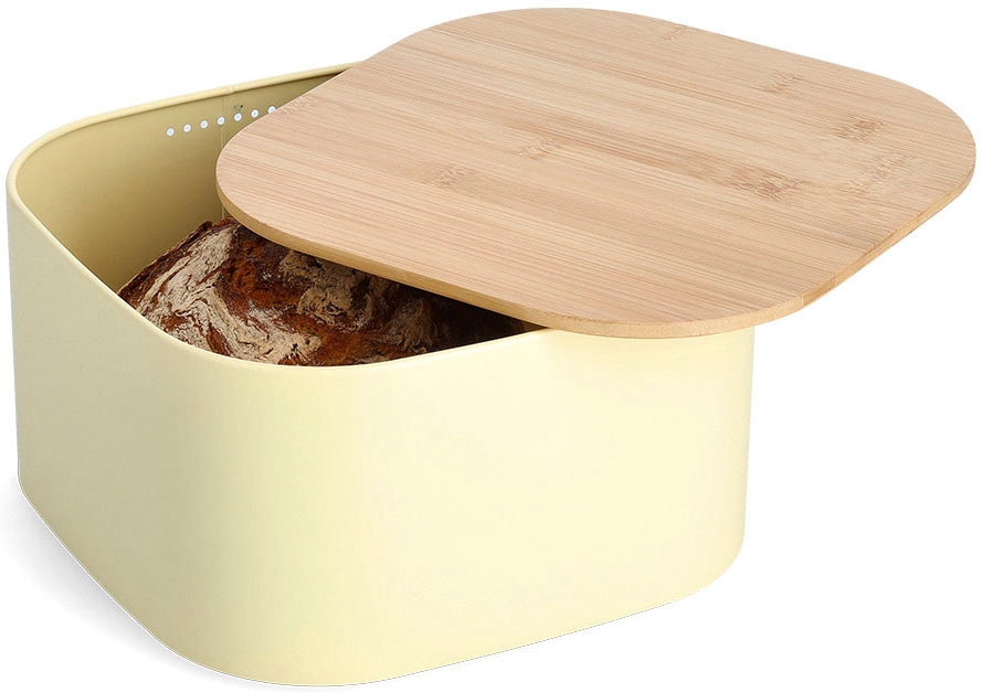 Zeller Present Boîte à pain 1 cuis tlg. mit Bambusdeckel