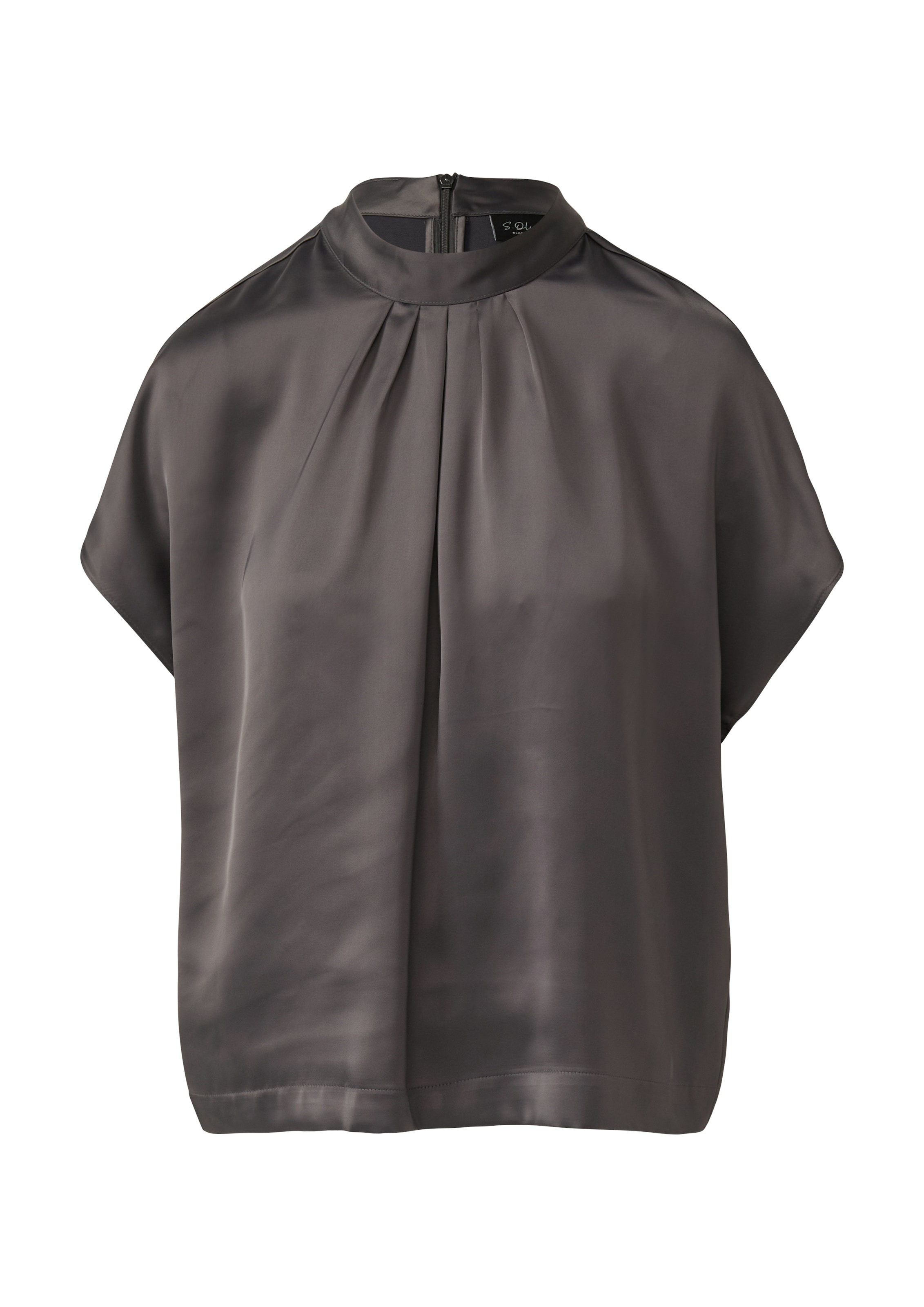 s.Oliver BLACK LABEL Satinbluse, mit Falten