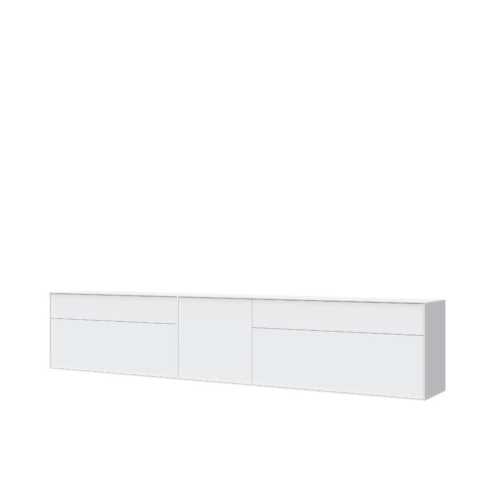 LeGer Home by Lena Gercke Table basse »Essentials, TV-Board, TV-Kommode, TV-Schrank,  TV-Möbel« 2 cuis tlg. Breite: 277 cm, UV lackiert, Push-to-open-Funktion