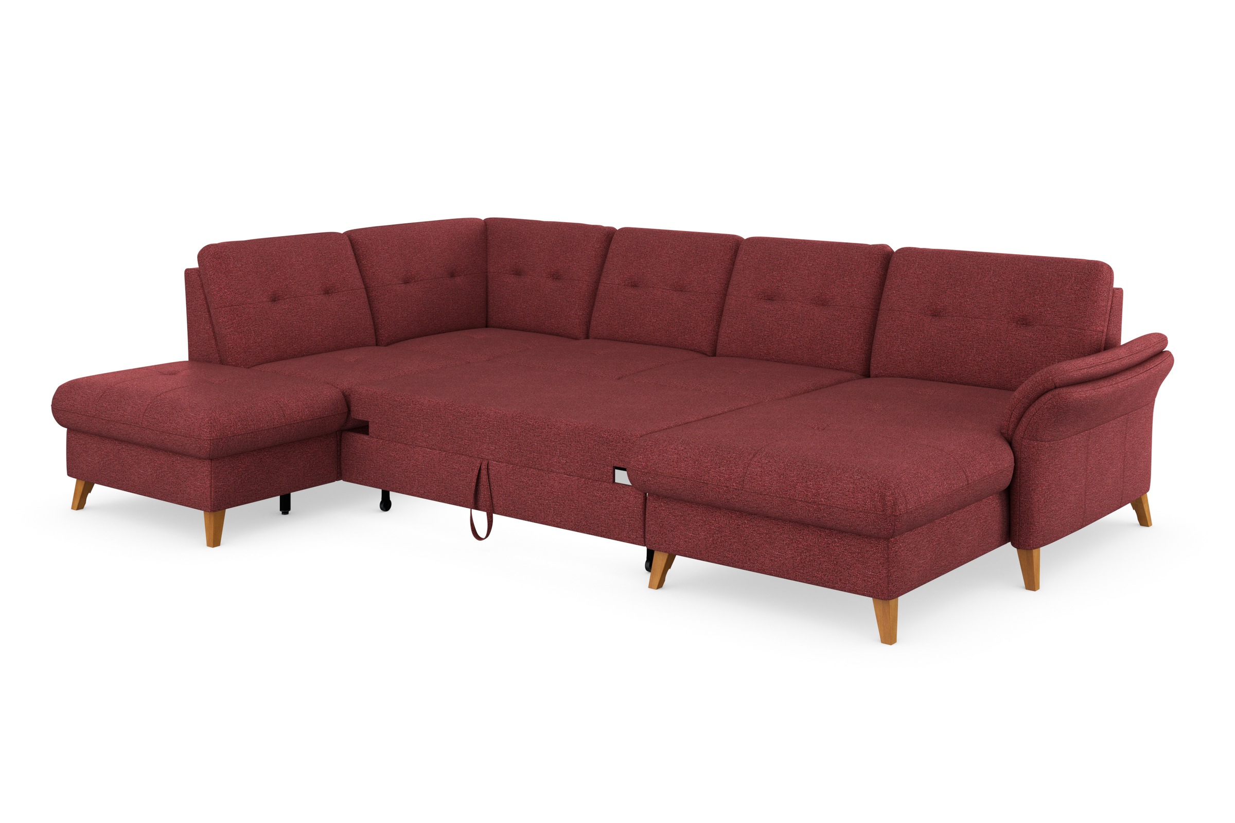sit&more Wohnlandschaft »Göteborg«, inkl. Sitztiefenverstellung, wahlweise mit Bettfunktion & Bettkasten