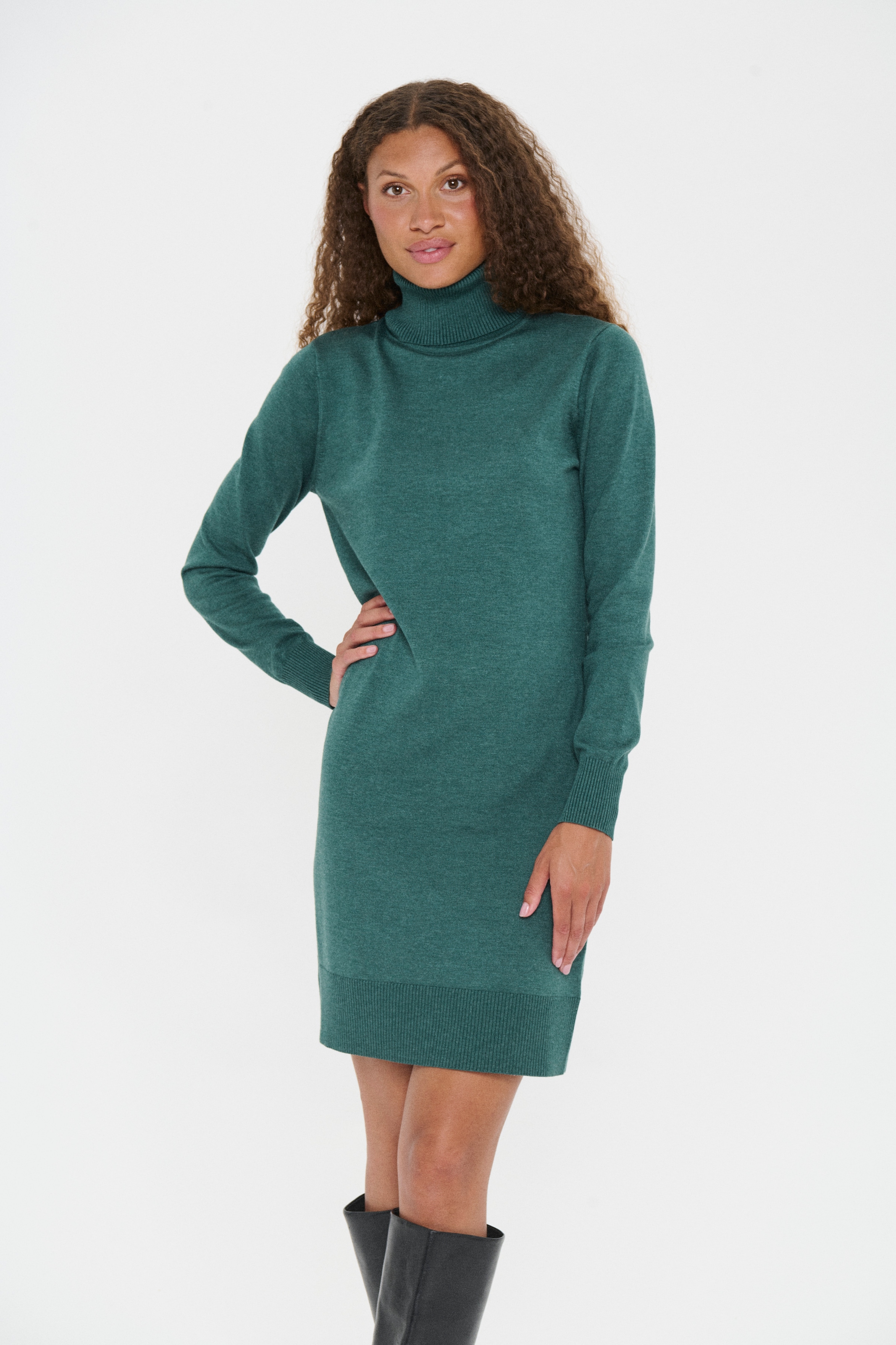Image of Saint Tropez Strickkleid "U6801, MilaSZ Rollneck Dress" Regular fit, Viskosemischung