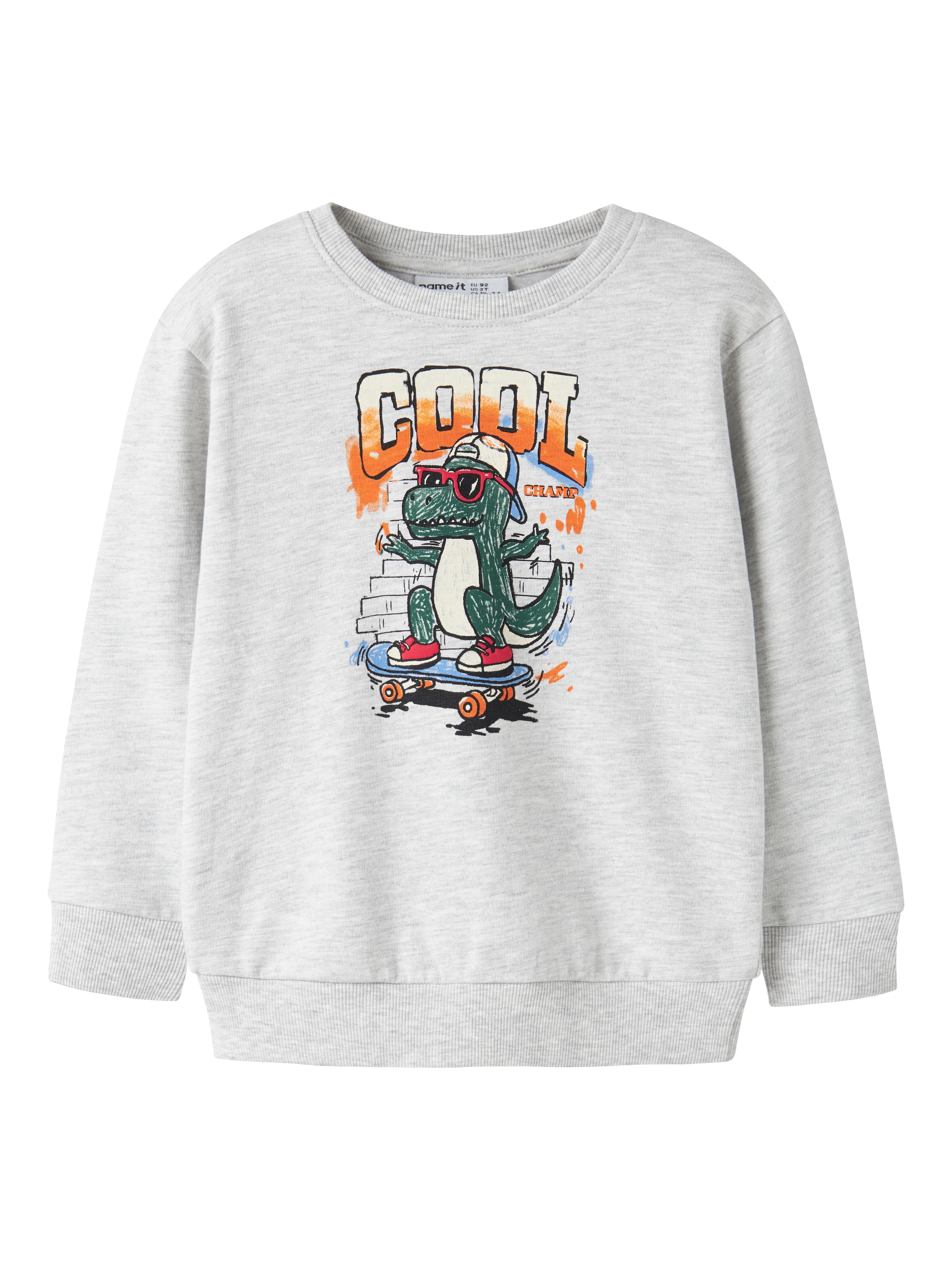 Image of Name It Sweatshirt "NMMLORENZO LS NREG SWEAT BRU BOX", Baumwolle, regular fit